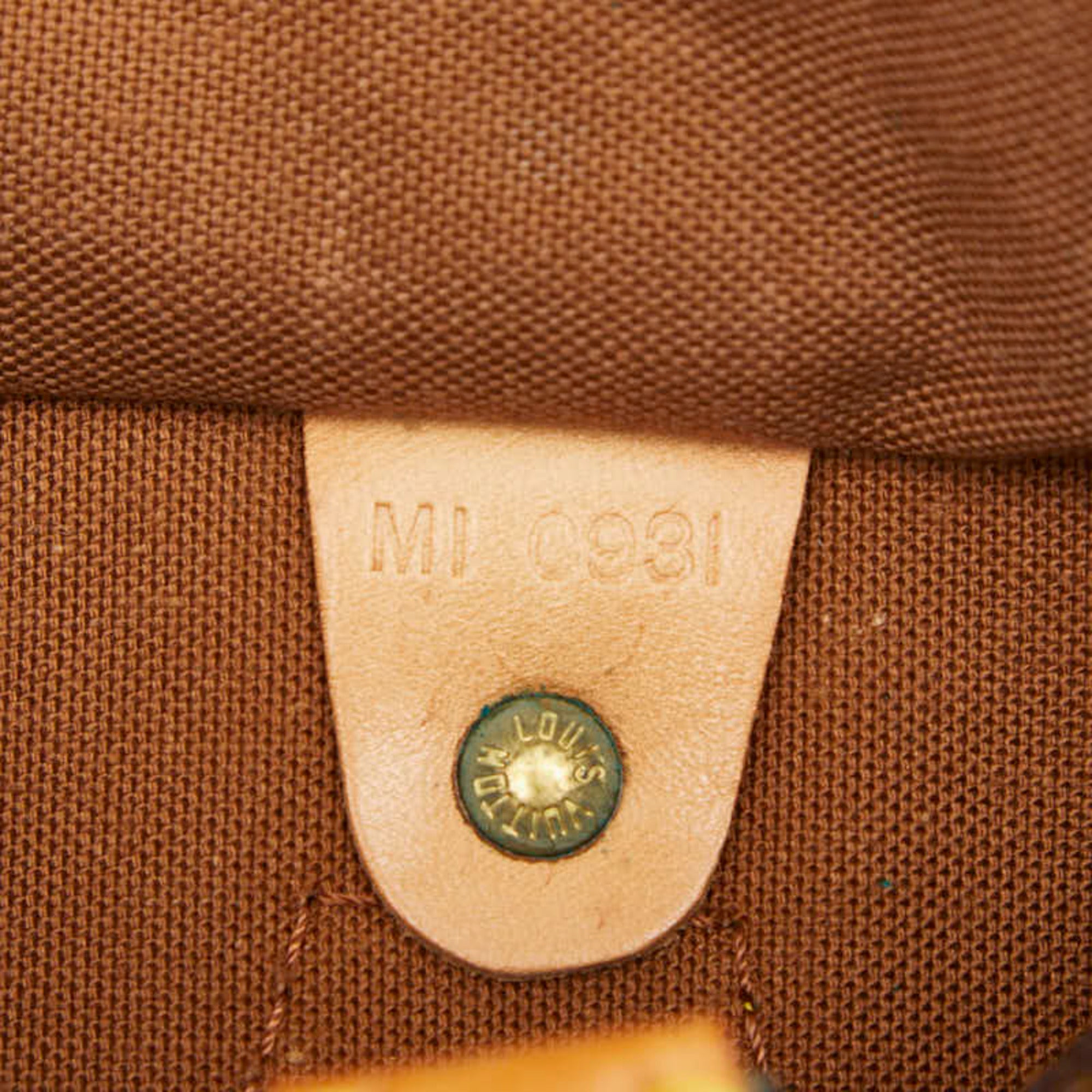 Louis Vuitton Brown Monogram Pvc Leather Boston Bag Handbag (Pre-Owned)