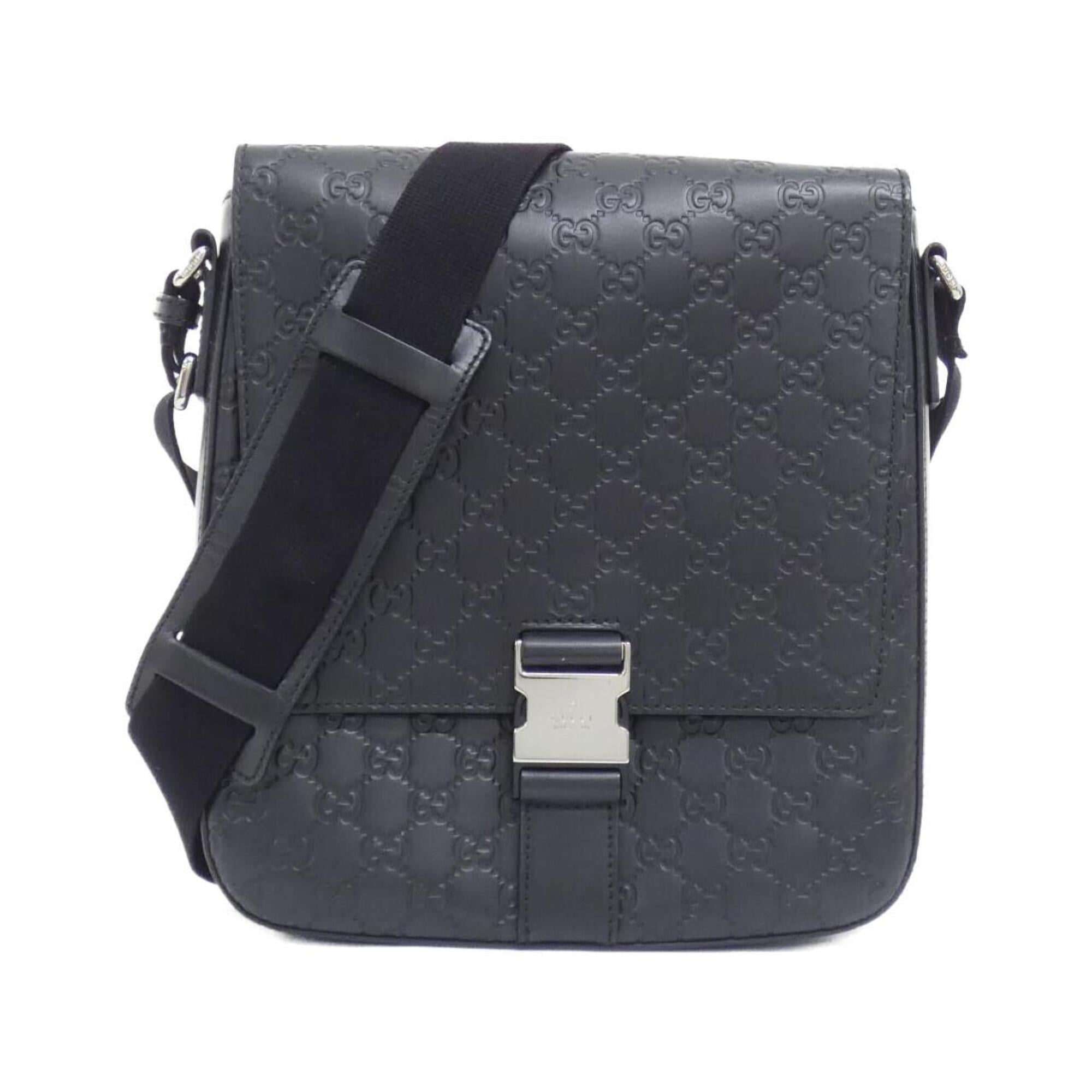 Gucci Black Leather Shoulder Bag (Pre-Owned)