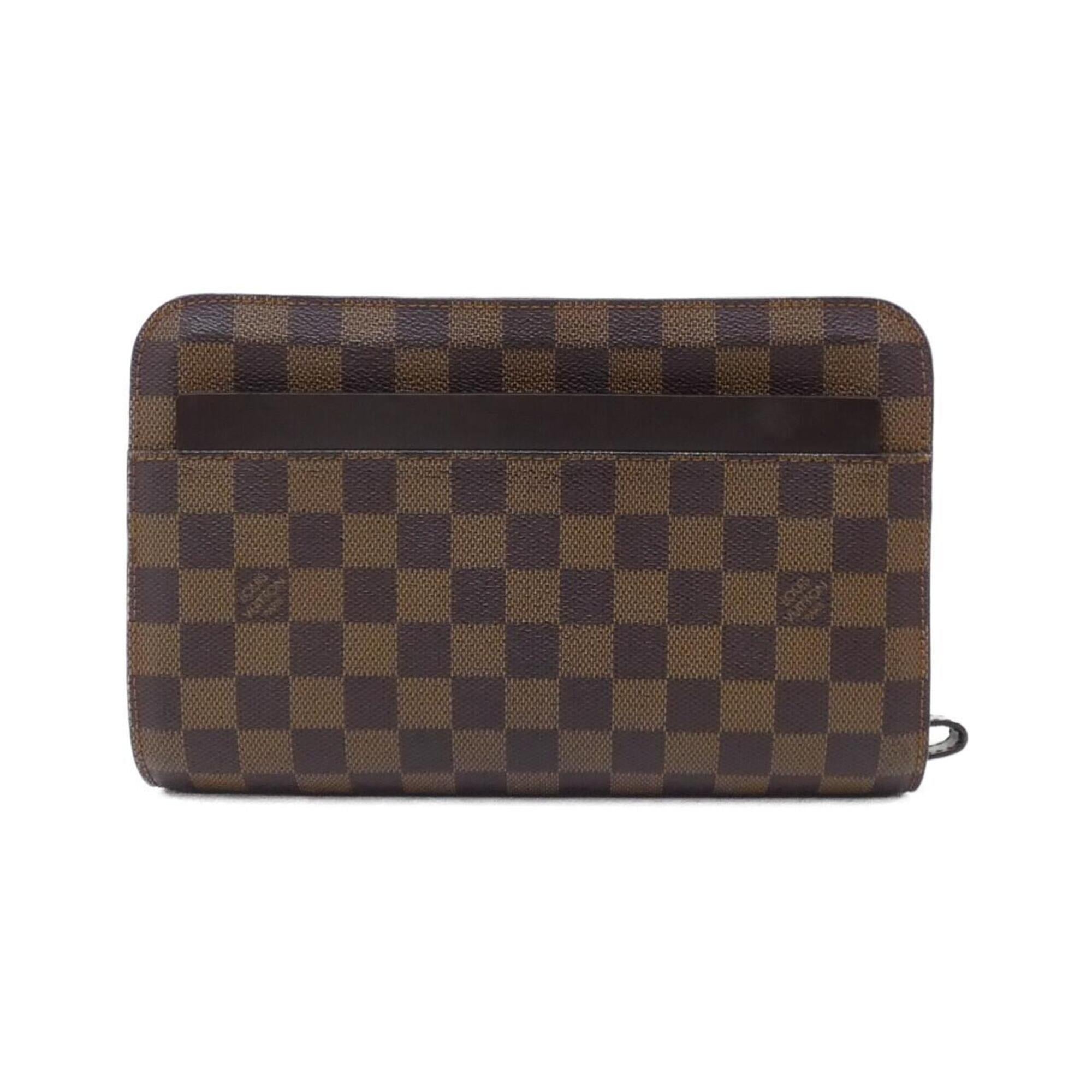 Louis Vuitton Brown Coated Canvas Briefcase (Pre-Owned)