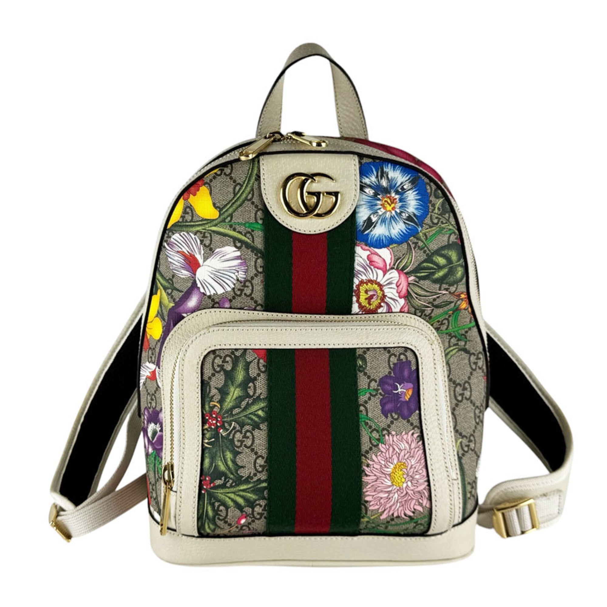 Gucci Multi-Color Gg Supreme Backpack (Pre-Owned)