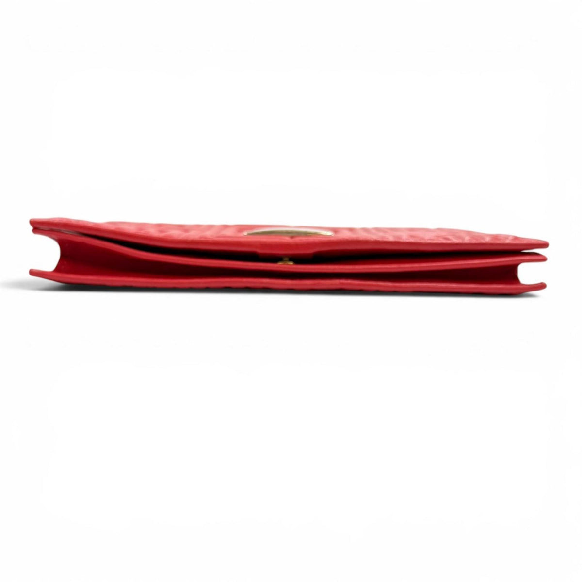 Fendi Red Color Leather Chain/Shoulder Wallet (Pre-Owned)