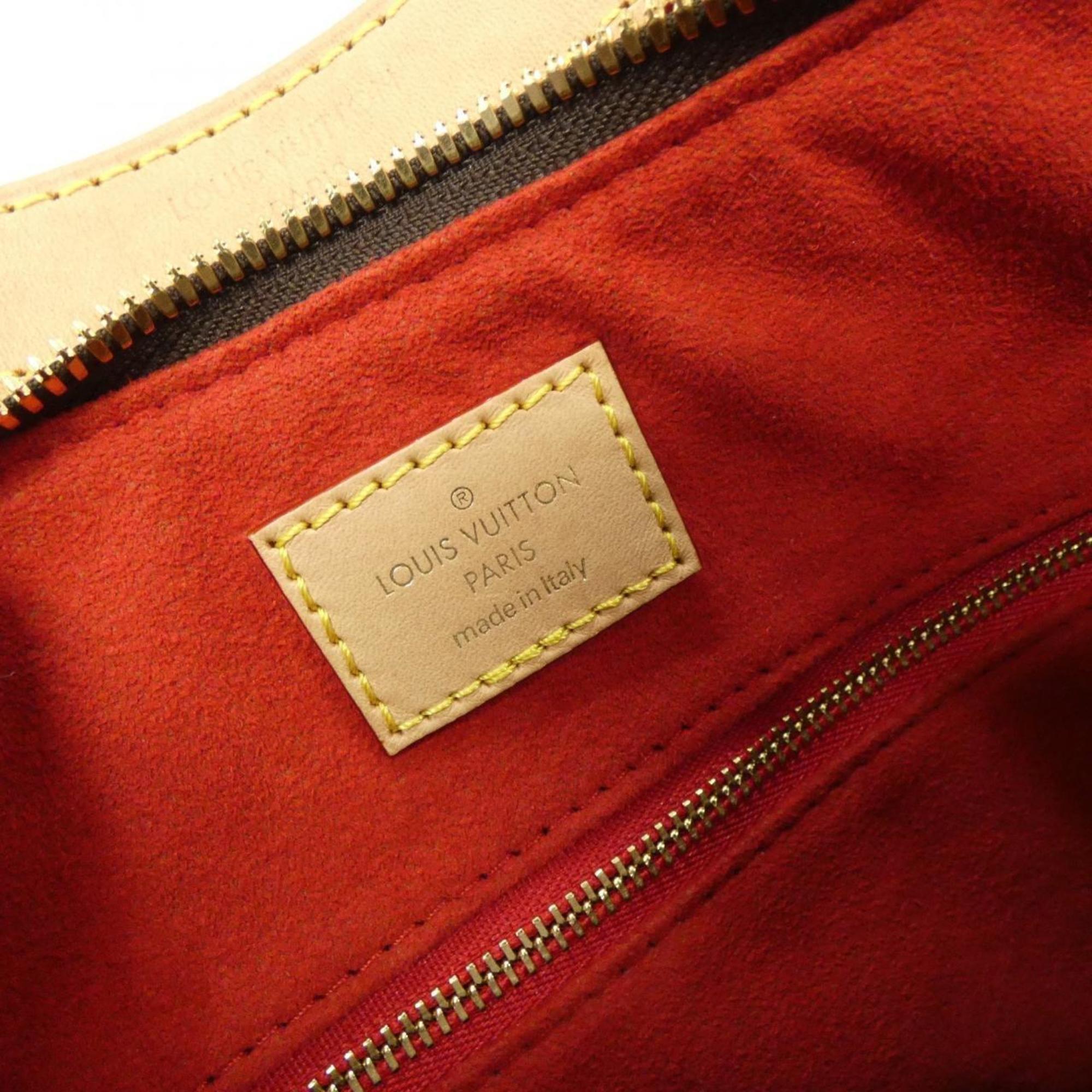 Louis Vuitton Monogram Marron Coated Canvas Shoulder Bag (Pre-Owned)