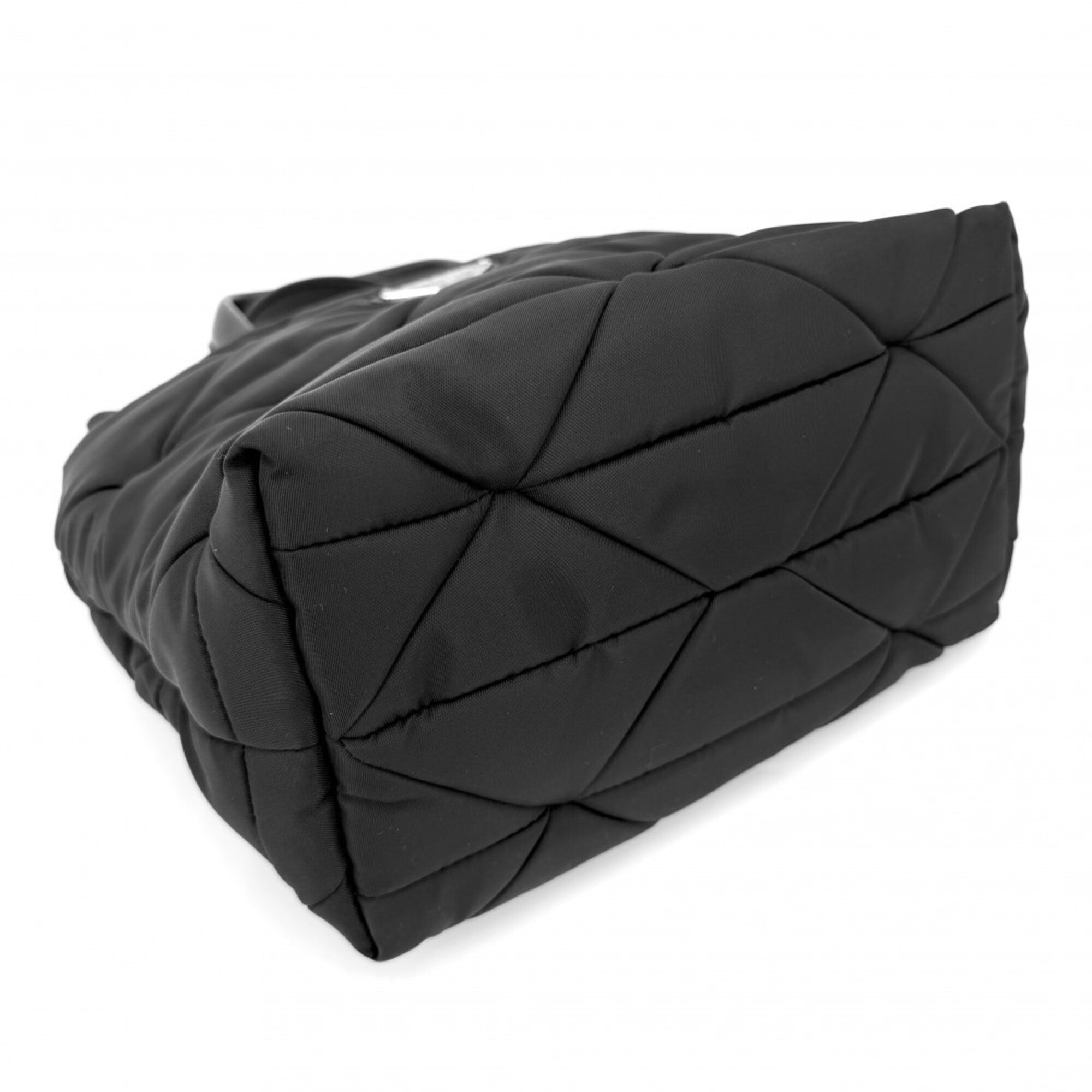 Prada Black Nylon Handbag Shoulder Bag Tote Bag (Pre-Owned)