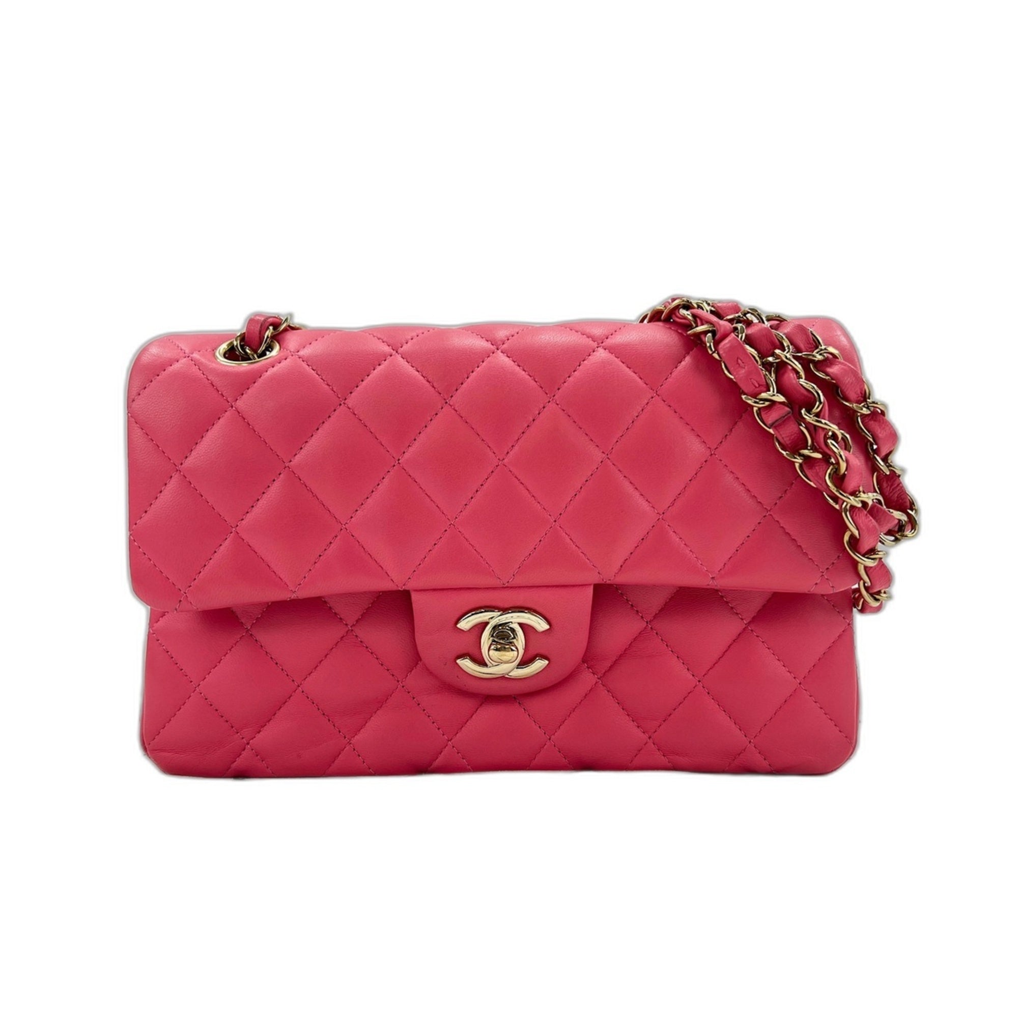Chanel Matelasse Pink Shoulder Bag (Pre-Owned)