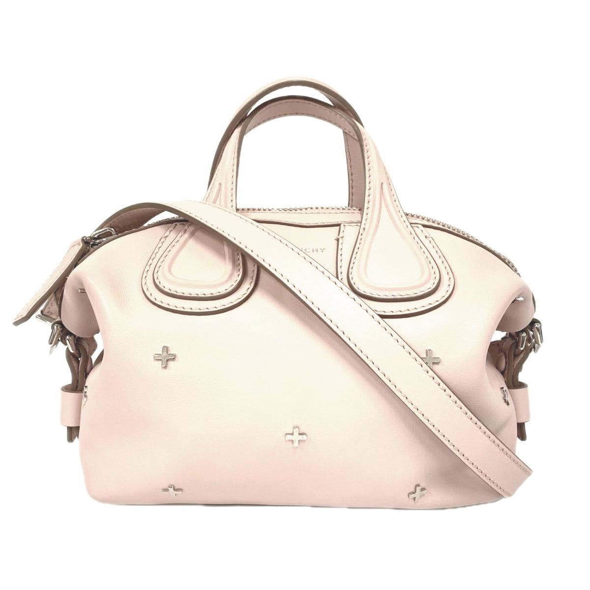 Givenchy Pink Beige Leather Handbag (Pre-Owned)