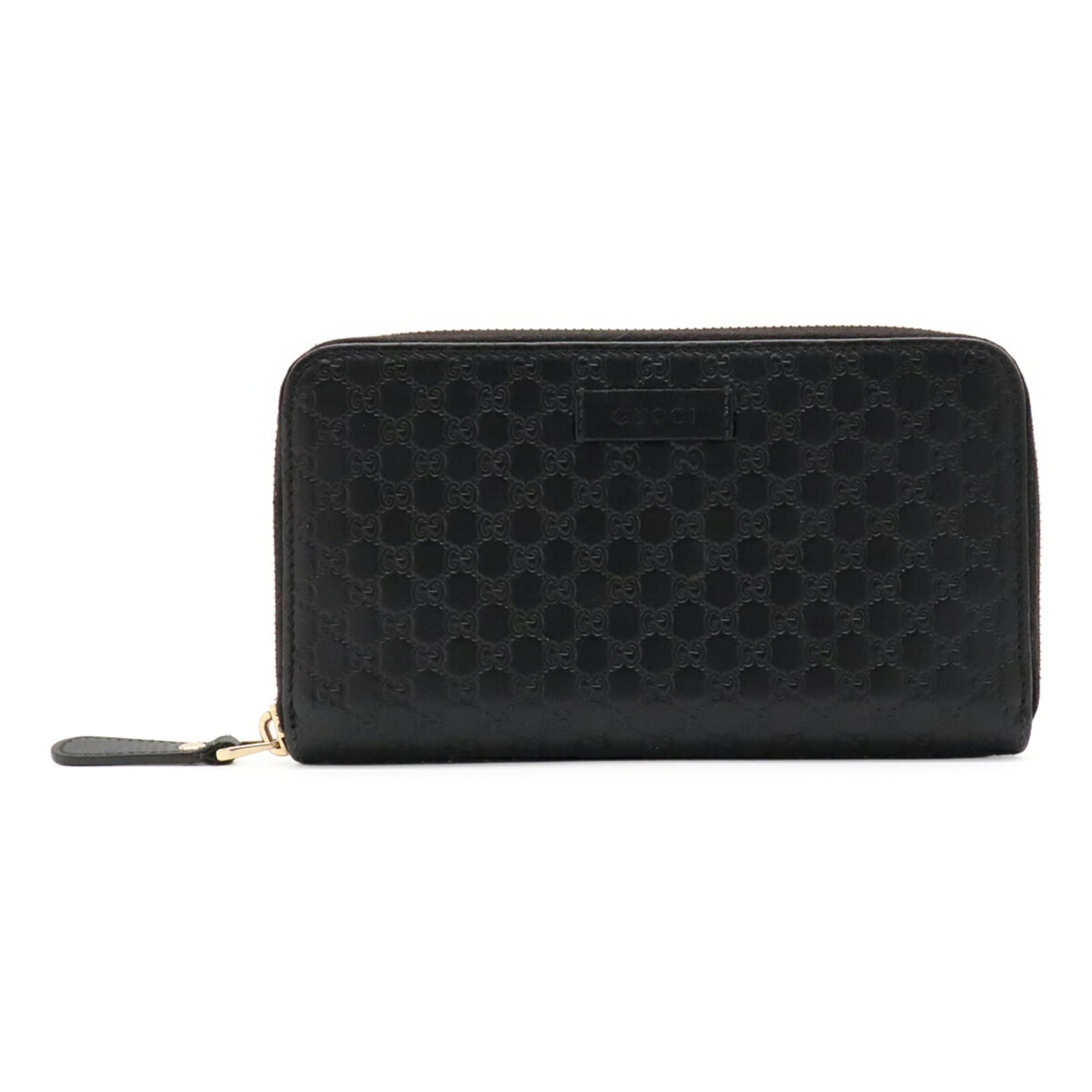 Gucci Black Leather Long Wallet (Bi-Fold) (Pre-Owned)