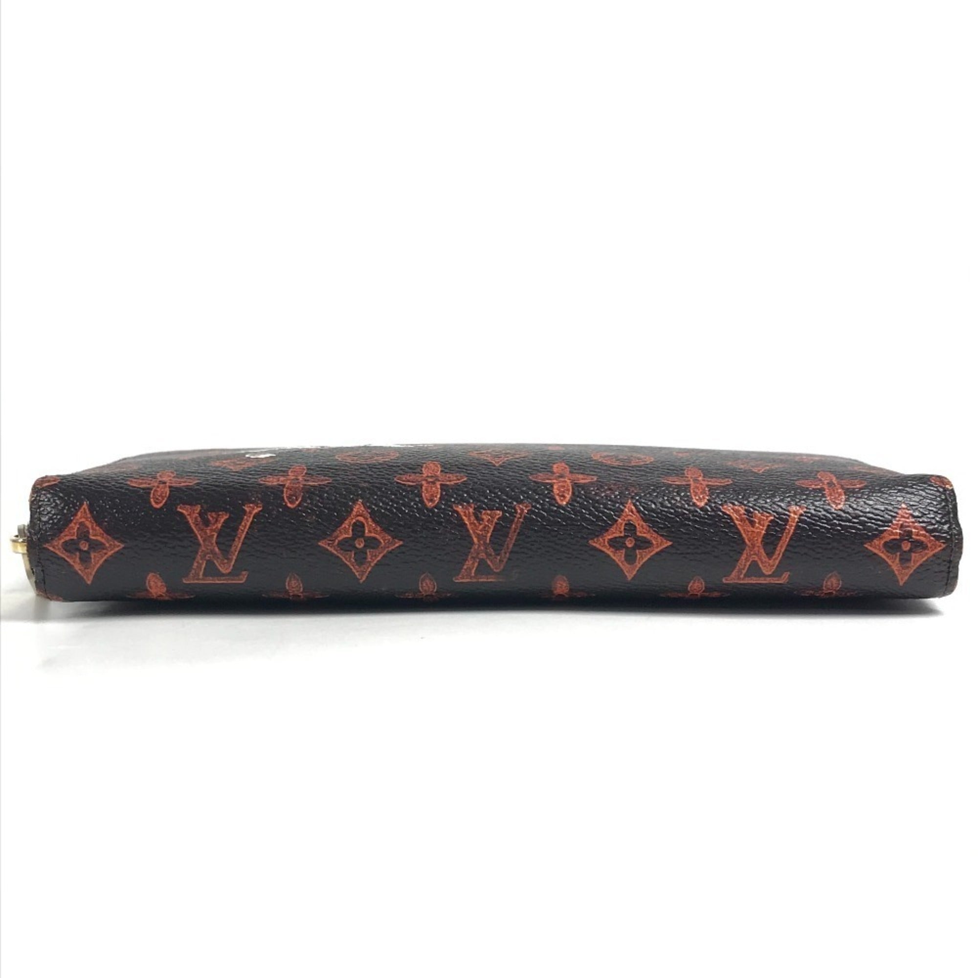 Louis Vuitton Brown Monogram Canvas Long Wallet (Bi-Fold) (Pre-Owned)