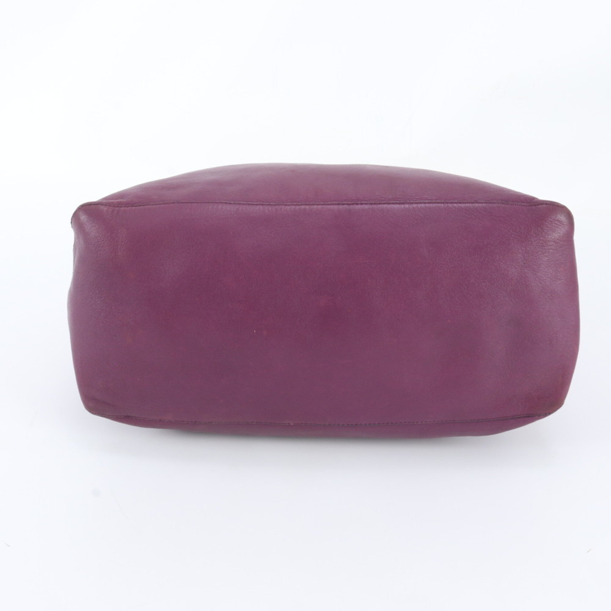 Loewe Purple Leather Handbag Shoulder Bag Tote Bag (Pre-Owned)