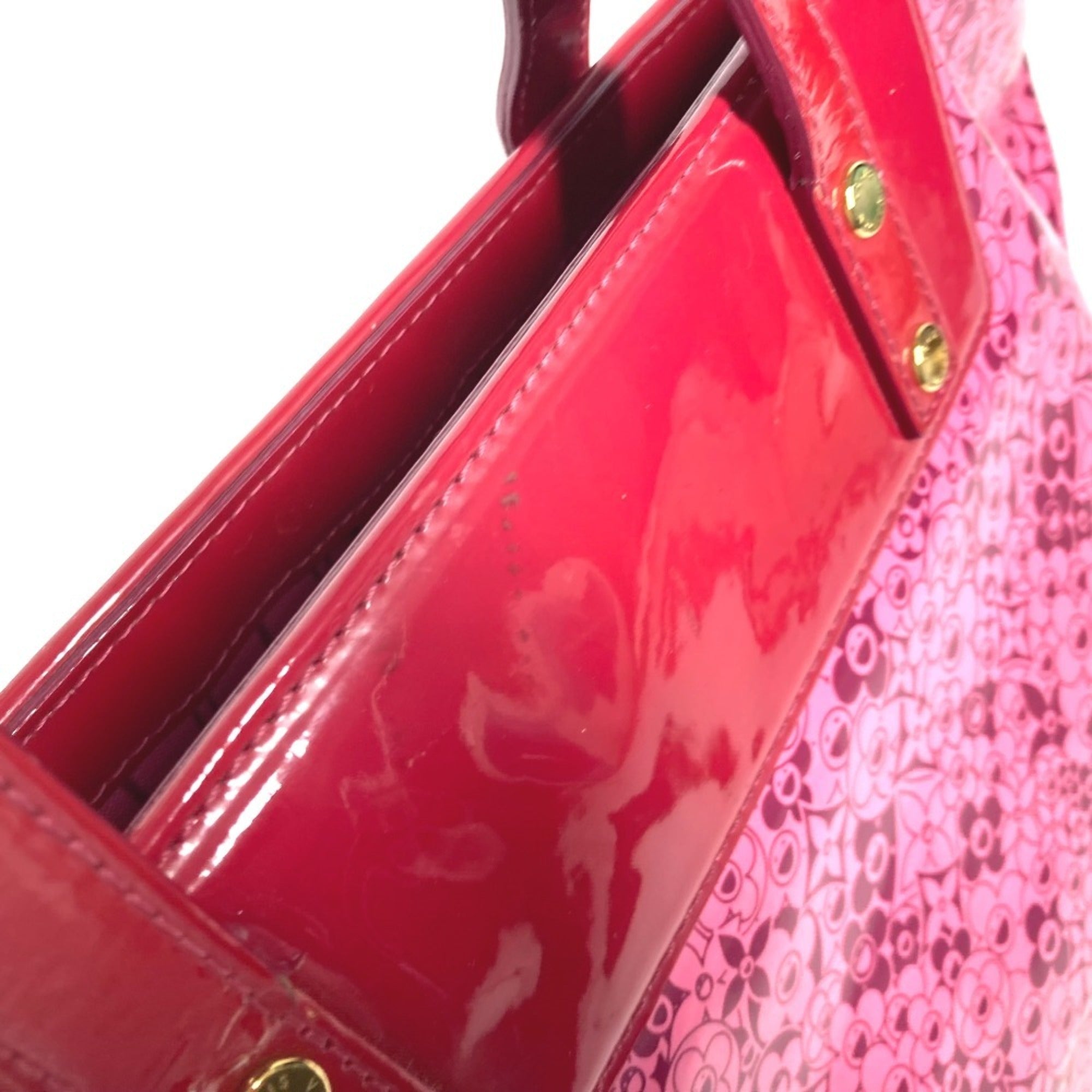 Louis Vuitton Pink Pvc Leather Shoulder Bag Tote Bag (Pre-Owned)
