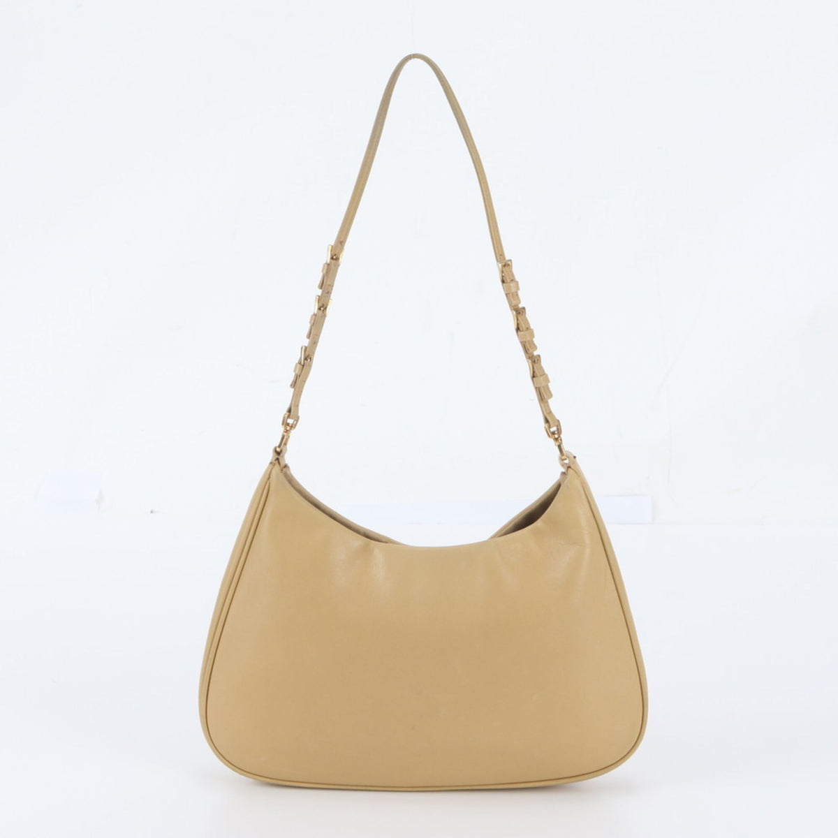 Prada Yellow Leather Shoulder Bag (Pre-Owned)