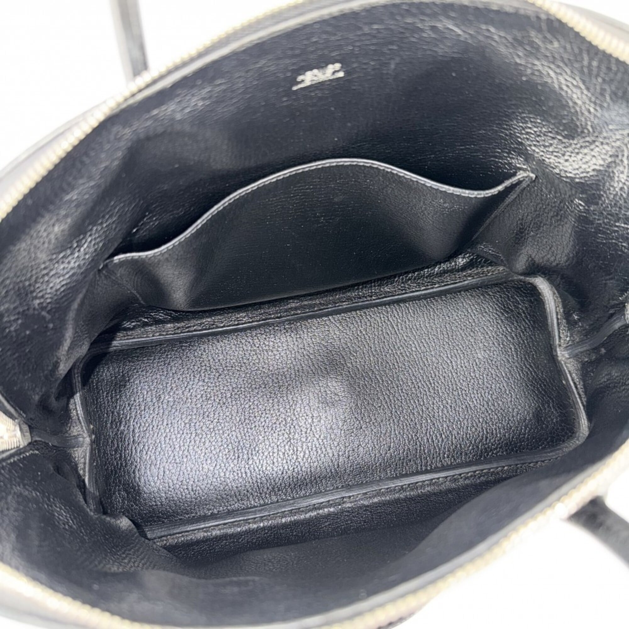 Hermes Bolide Black Leather Handbag (Pre-Owned)