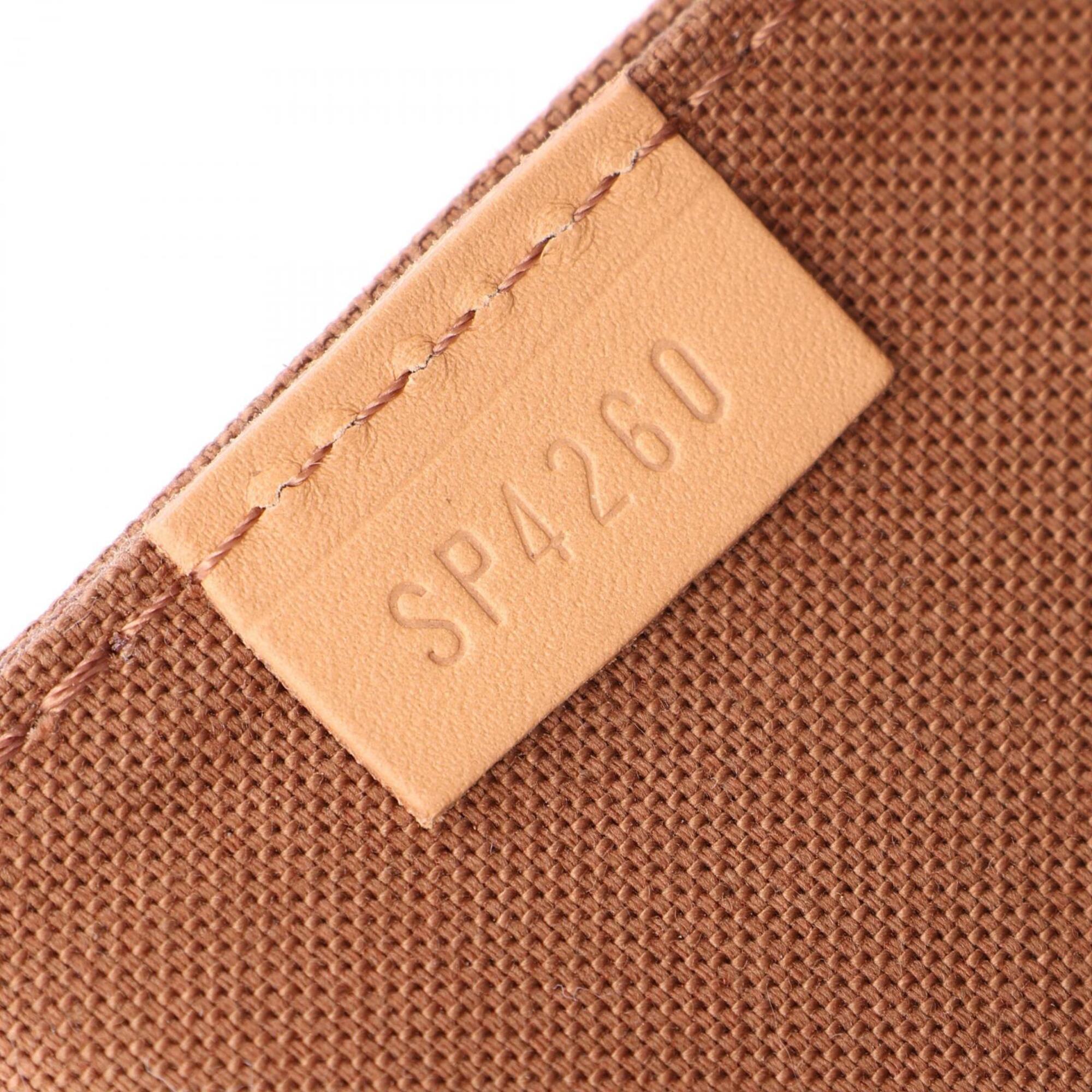 Louis Vuitton Brown Coated Canvas Leather Handbag (Pre-Owned)