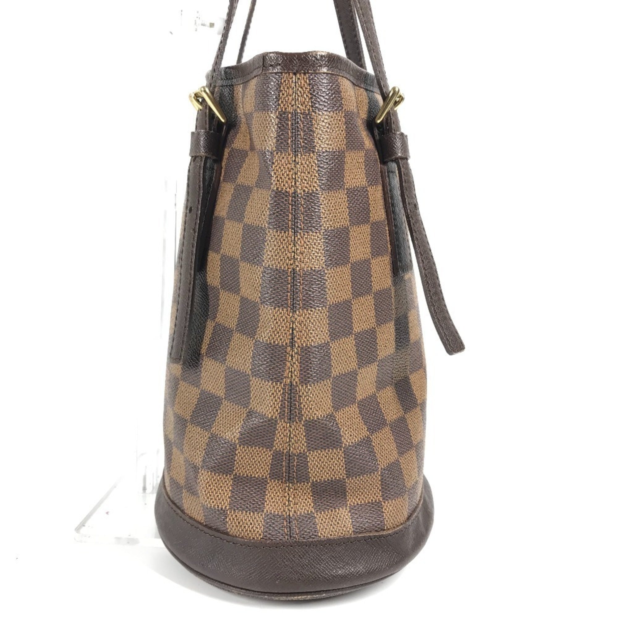 Louis Vuitton Brown Damier Canvas Ebene Damier Canvas Pouch Shoulder Bag Tote Bag (Pre-Owned)
