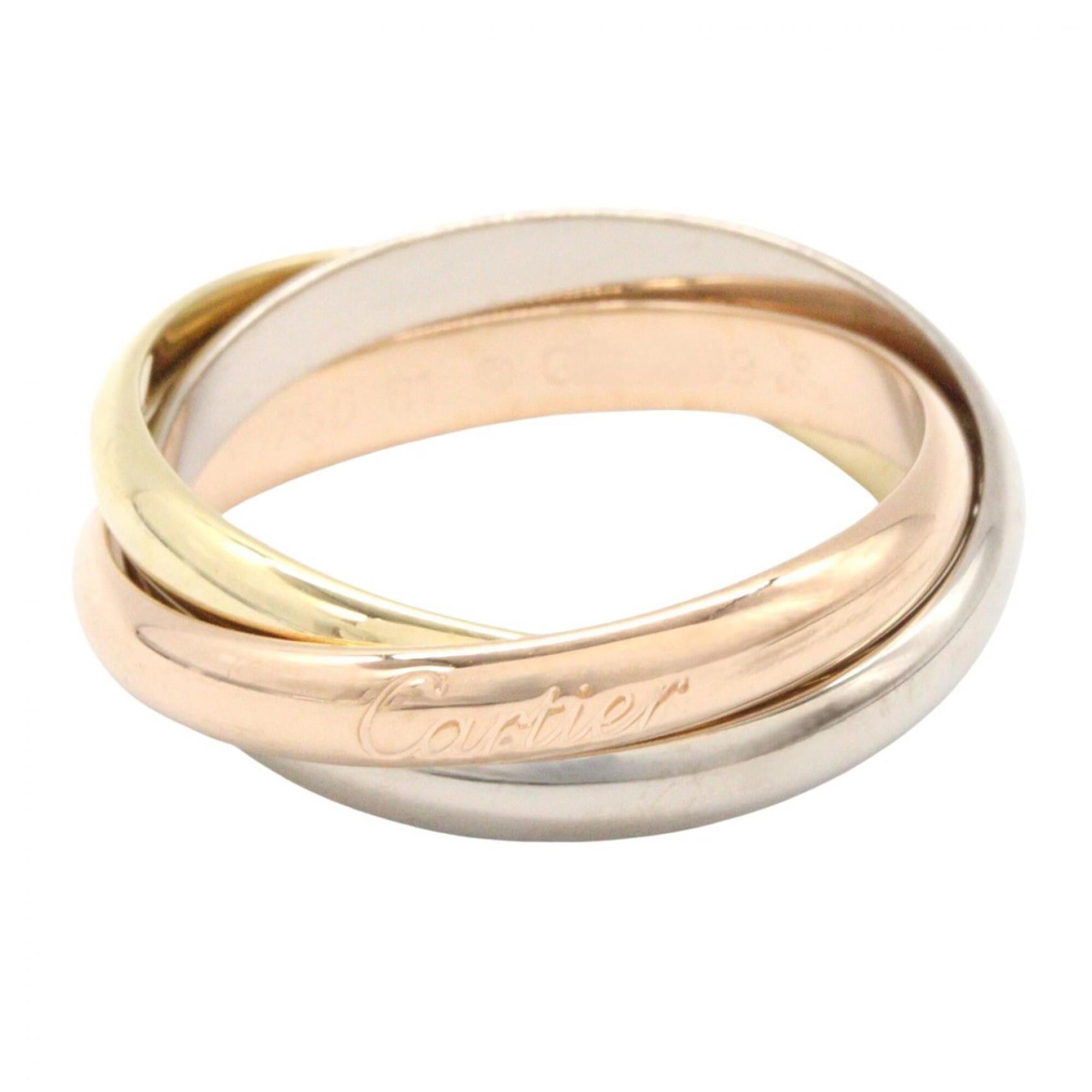 Cartier Gold Silver Yellow Gold (18K) Pink Gold (18K) White Gold (18K) Band Ring (Pre-Owned)