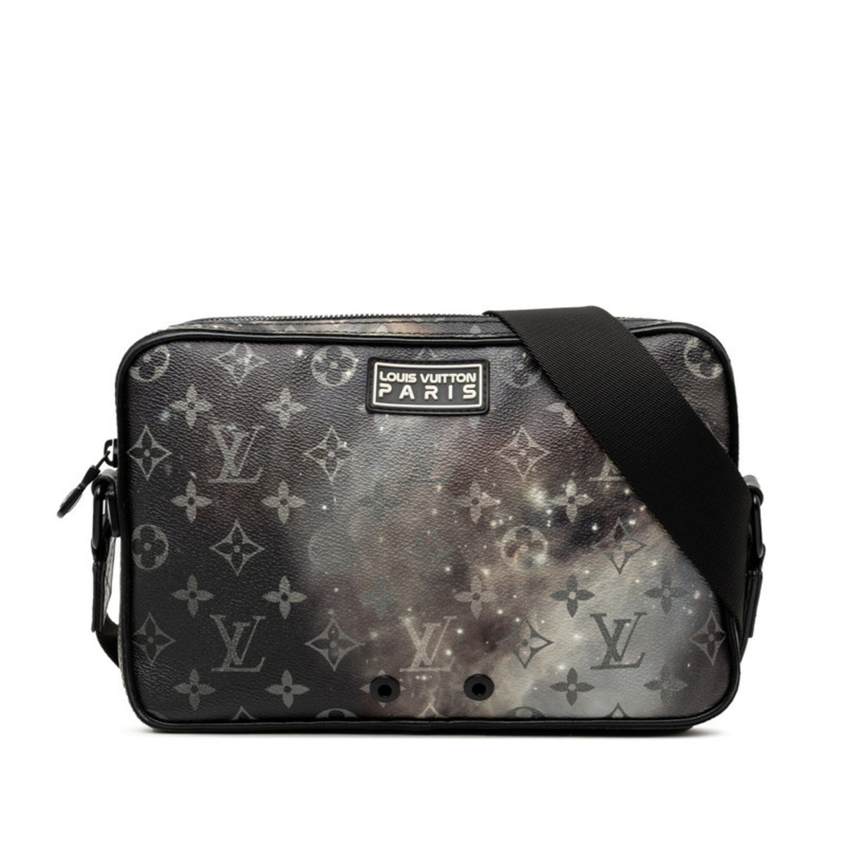 Louis Vuitton Monogram Black Gray Pvc Leather Shoulder Bag (Pre-Owned)
