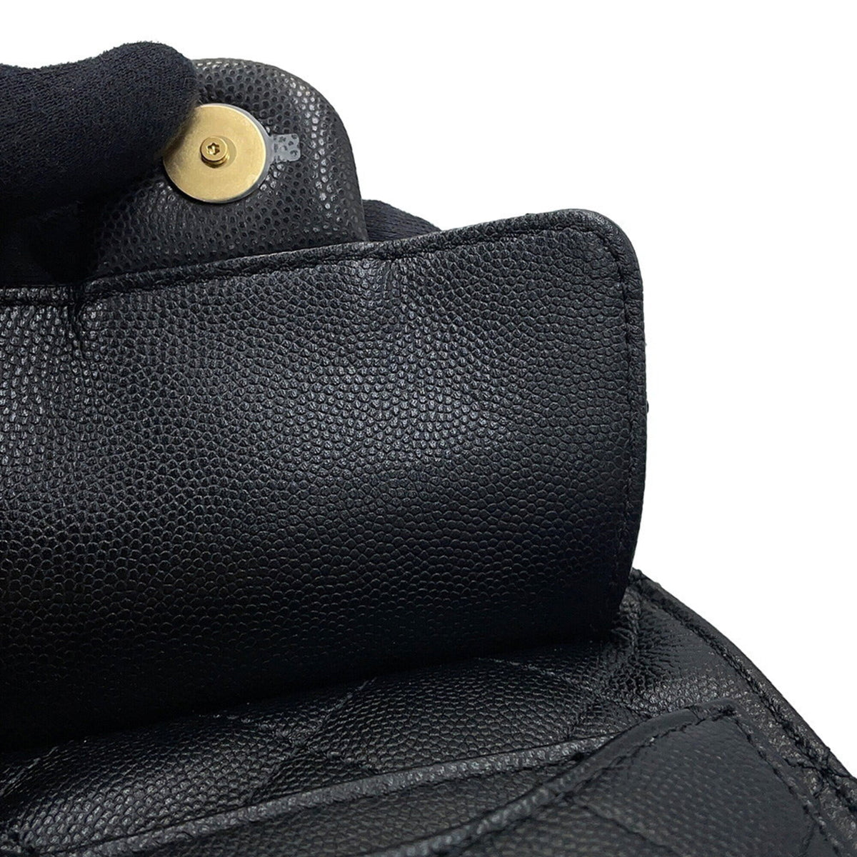 Chanel Matelasse Black Grained Calfskin Backpack (Pre-Owned)