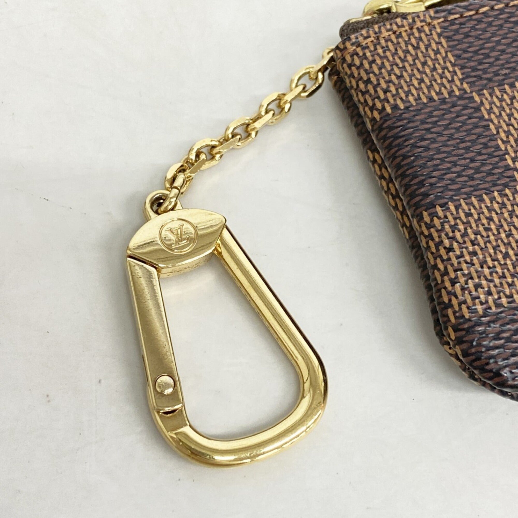 Louis Vuitton Ebene Coin Purse/Coin Case (Pre-Owned)