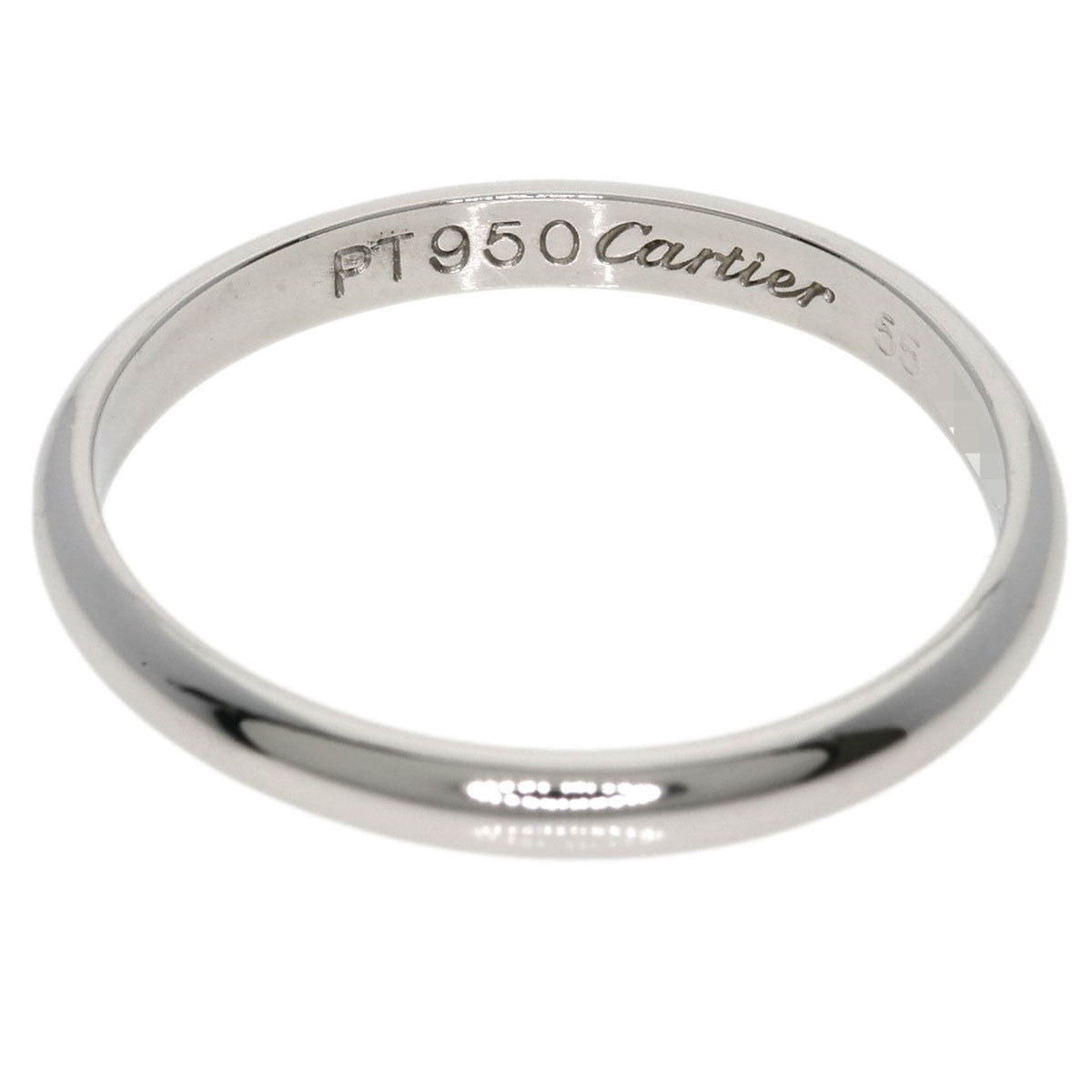 Cartier Platinum 950 Band Ring (Pre-Owned)