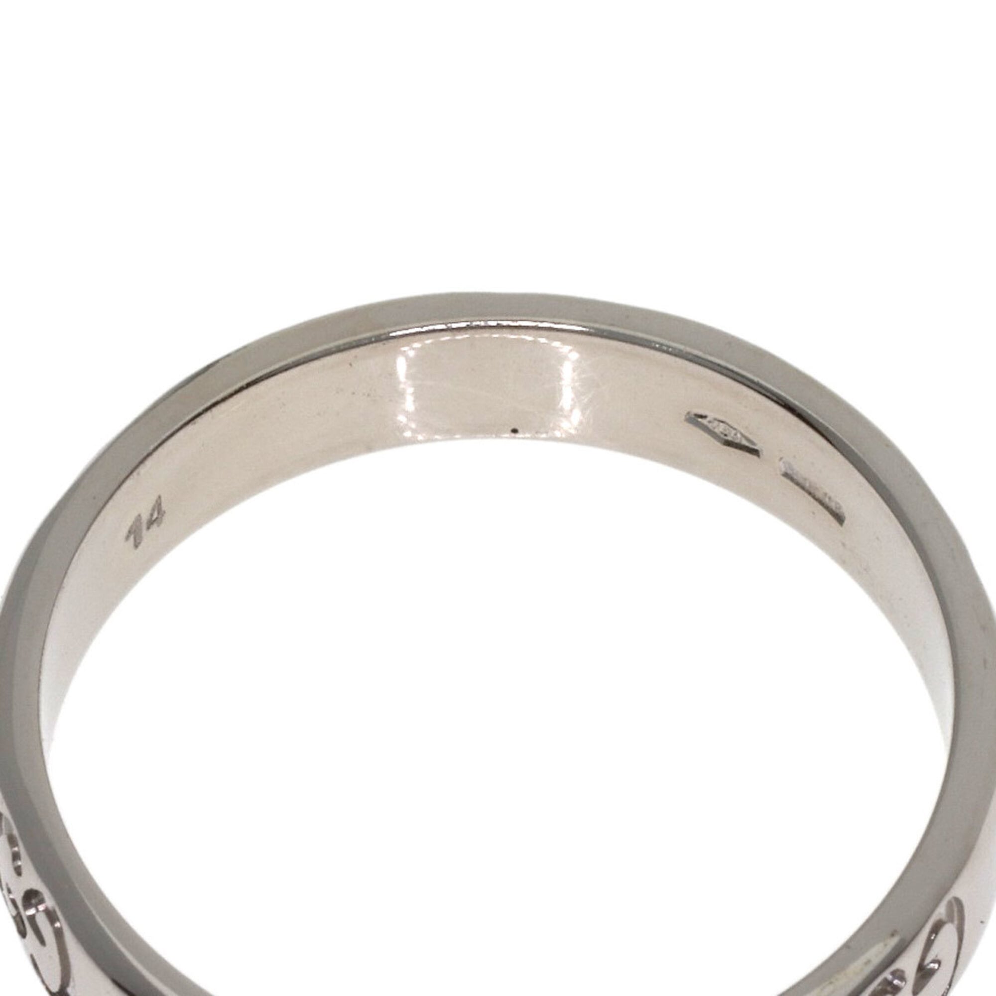 Gucci White Gold White Gold (18K) Band Ring (Pre-Owned)
