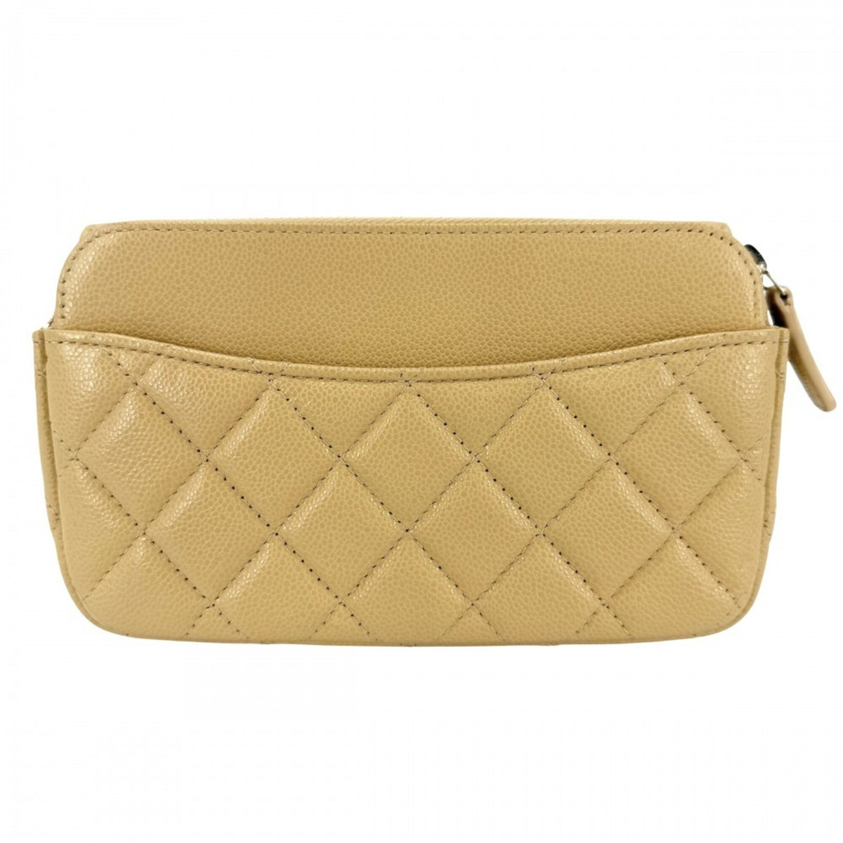 Chanel Yellow Grained Calfskin Shoulder Bag (Pre-Owned)