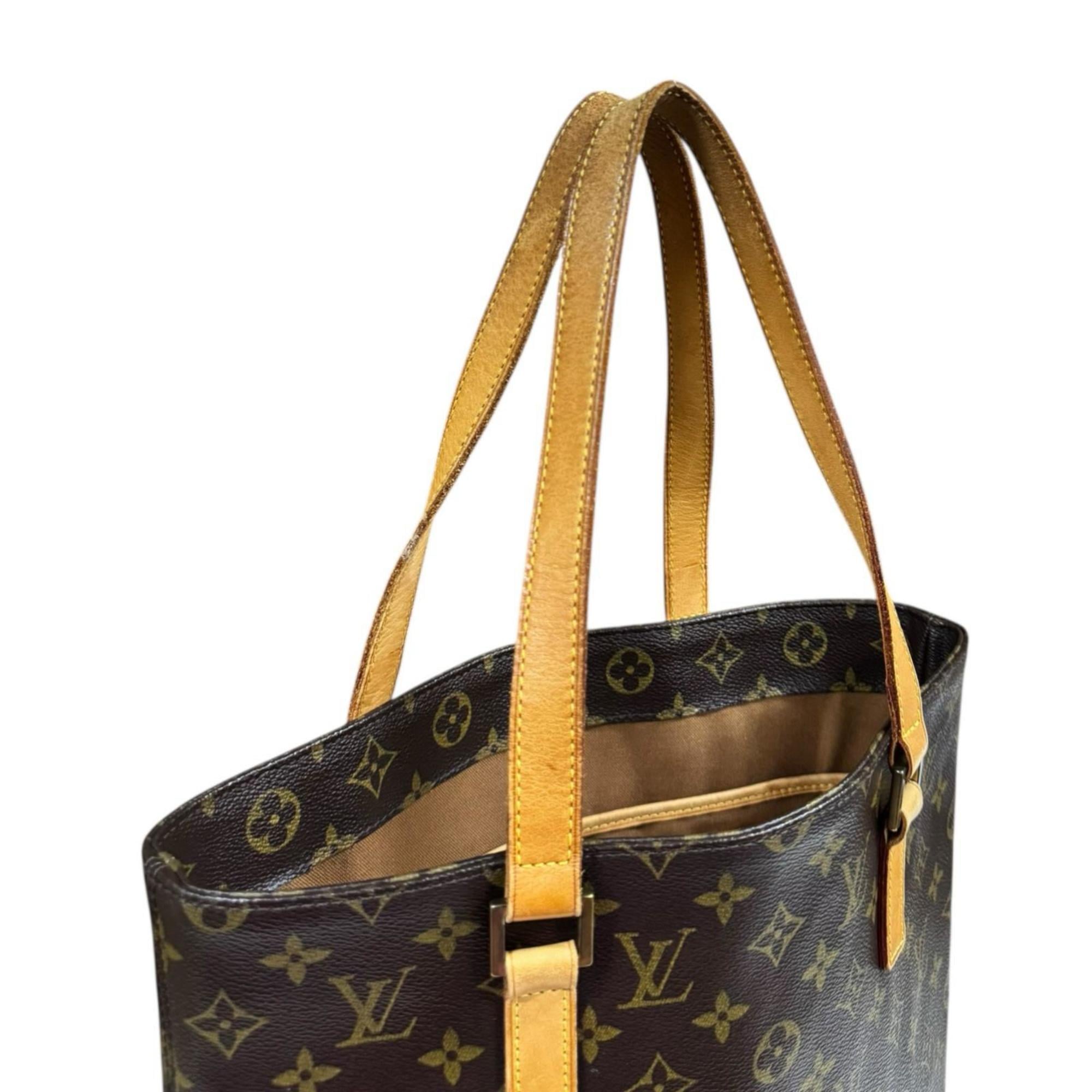 Louis Vuitton Brown Monogram Canvas Tote Bag (Pre-Owned)