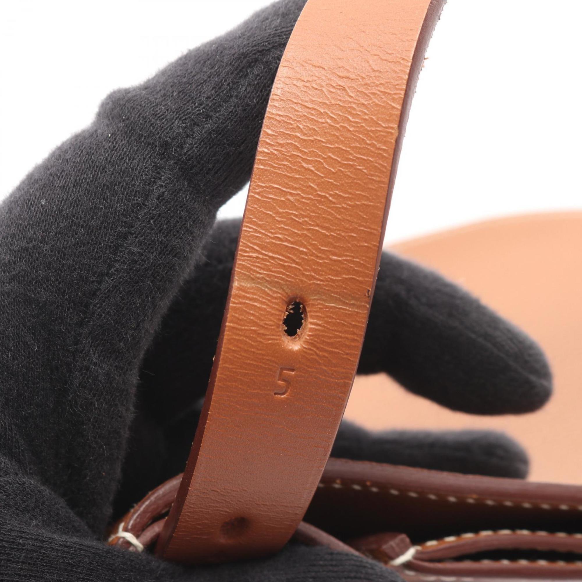 Hermes Brown Gold Togo Leather Leather Handbag Shoulder Bag (Pre-Owned)