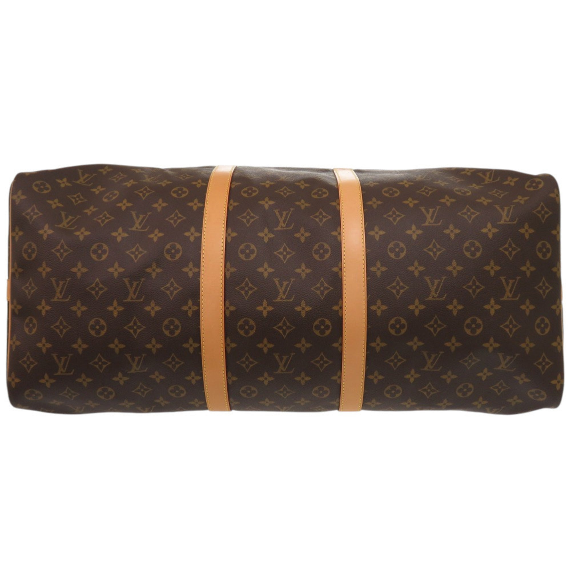 Louis Vuitton Brown Monogram Canvas Boston Bag (Pre-Owned)