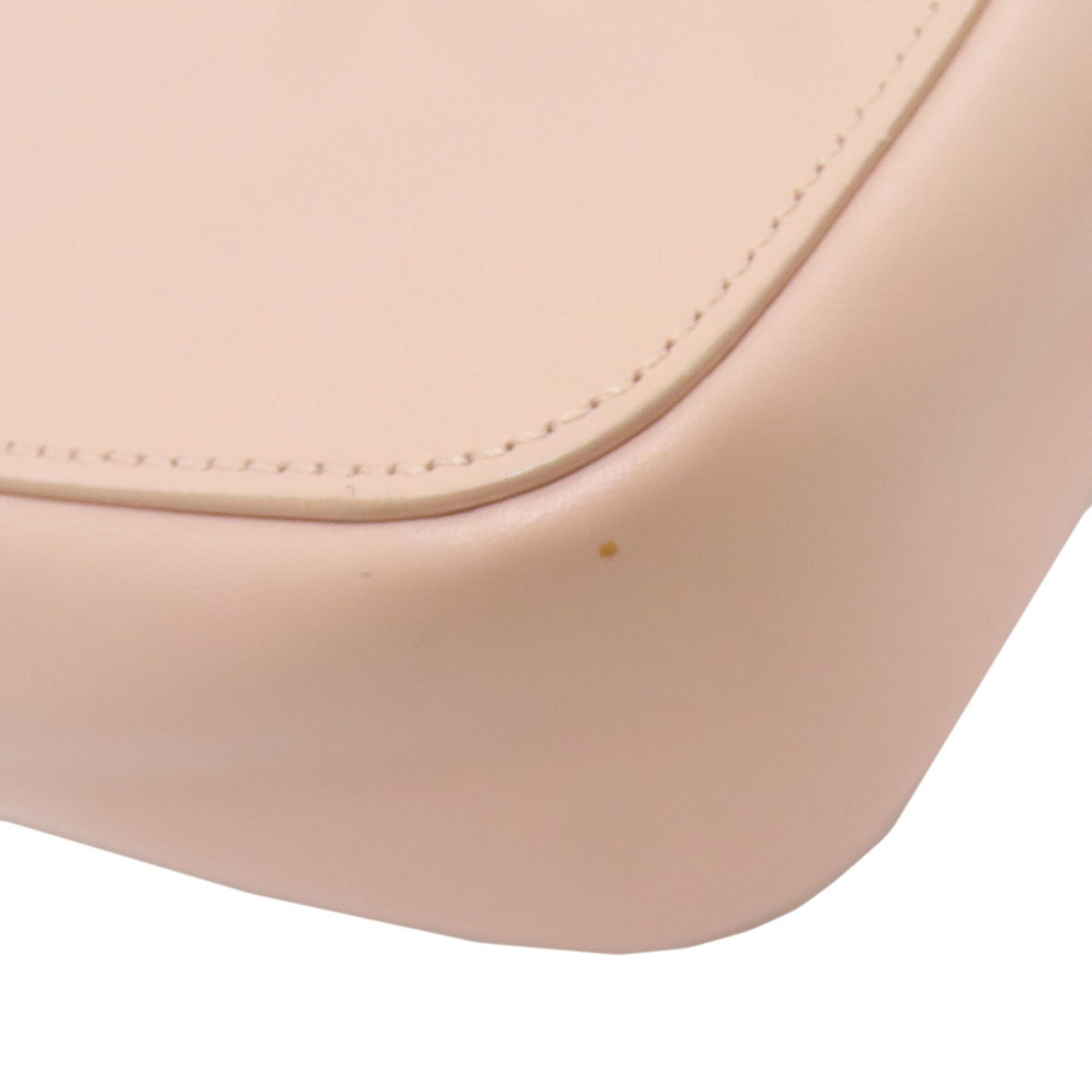 Versace Pink Leather Shoulder Bag (Pre-Owned)