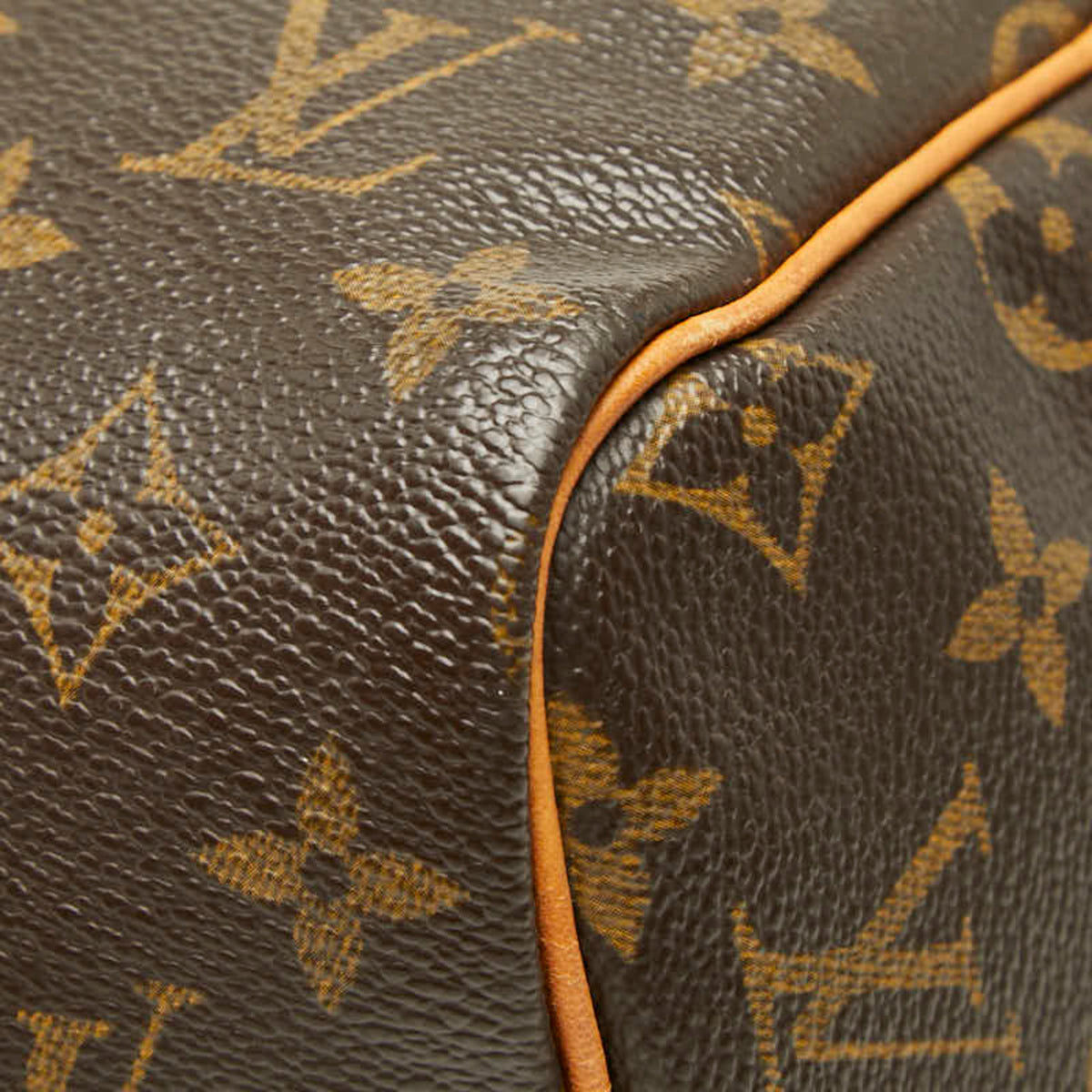 Louis Vuitton Brown Pvc Leather Boston Bag Handbag (Pre-Owned)