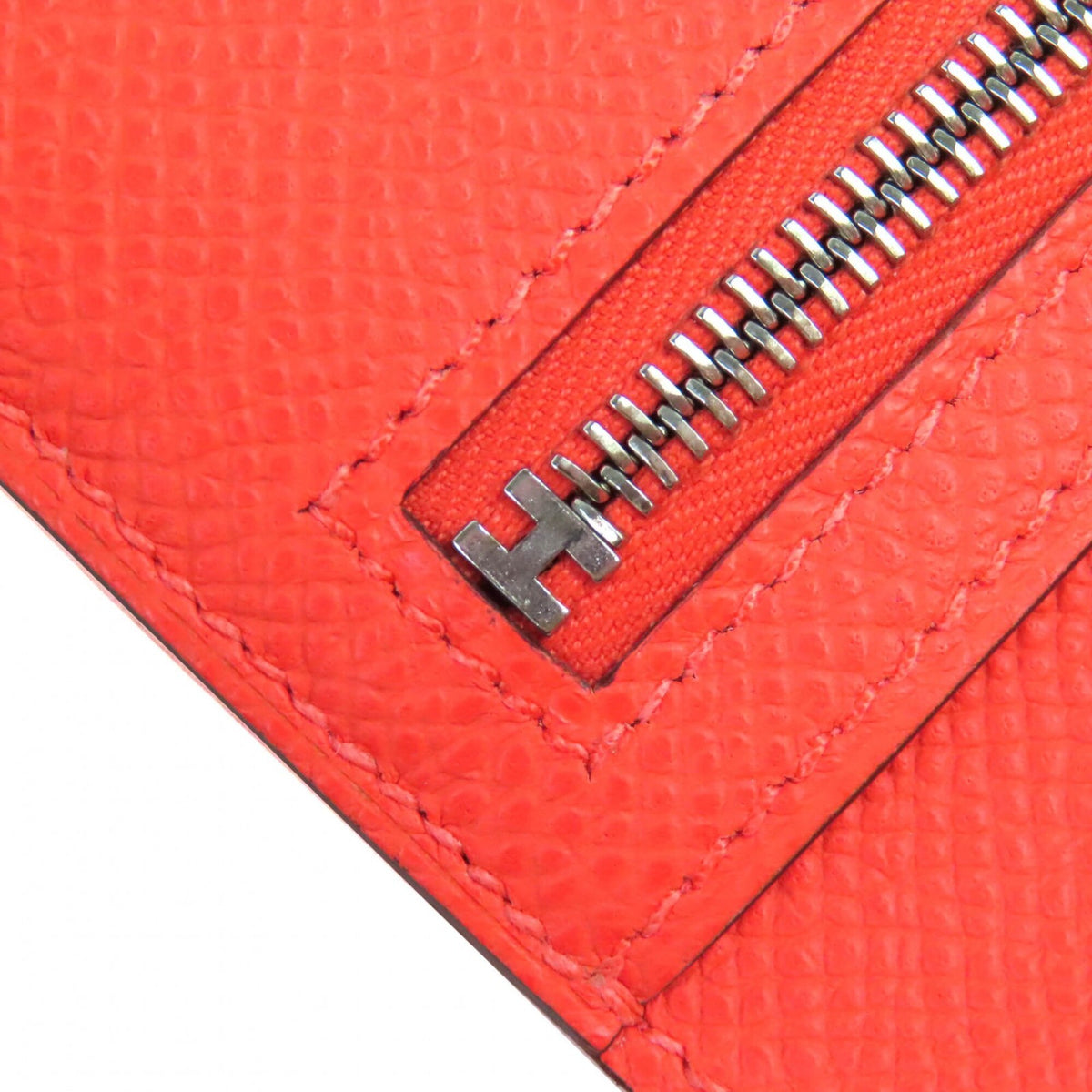 Hermes Orange Epsom Leather Wallet (Bi-Fold) (Pre-Owned)