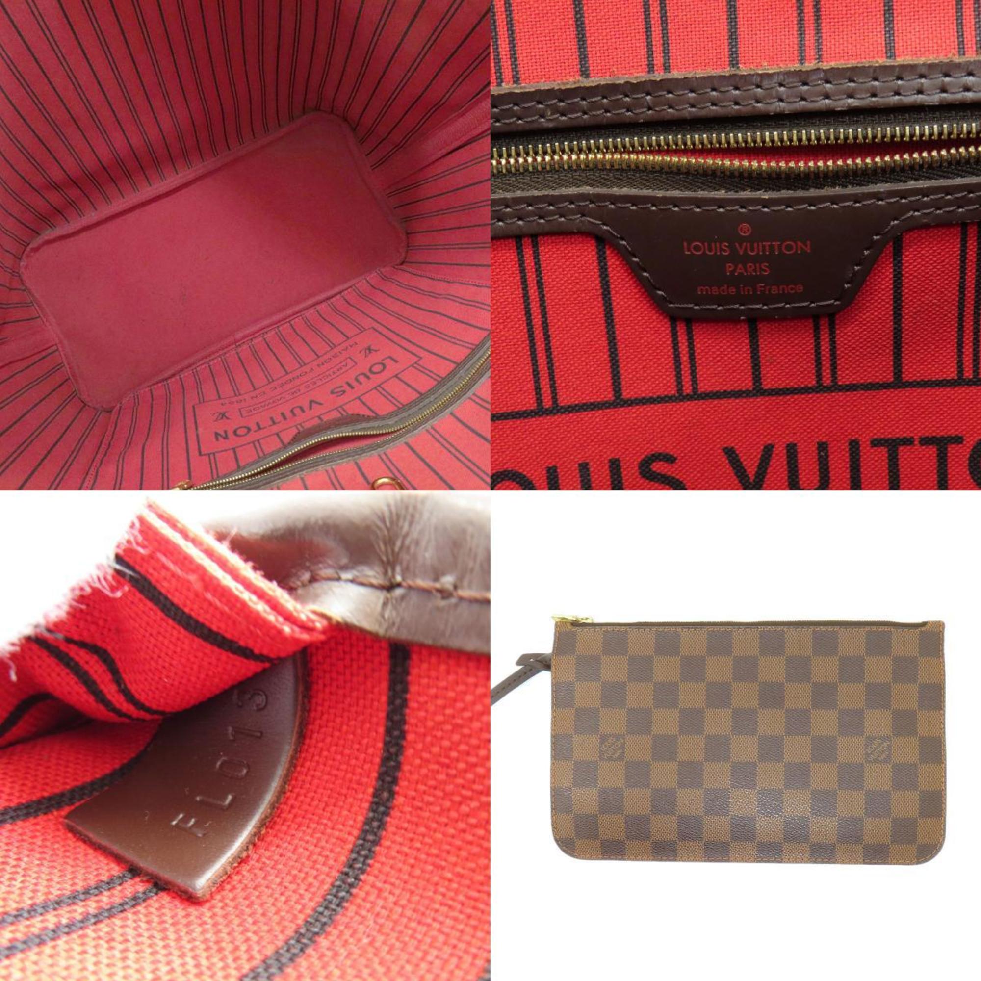 Louis Vuitton Damier Brown Damier Canvas Ebene Damier Canvas Tote Bag (Pre-Owned)