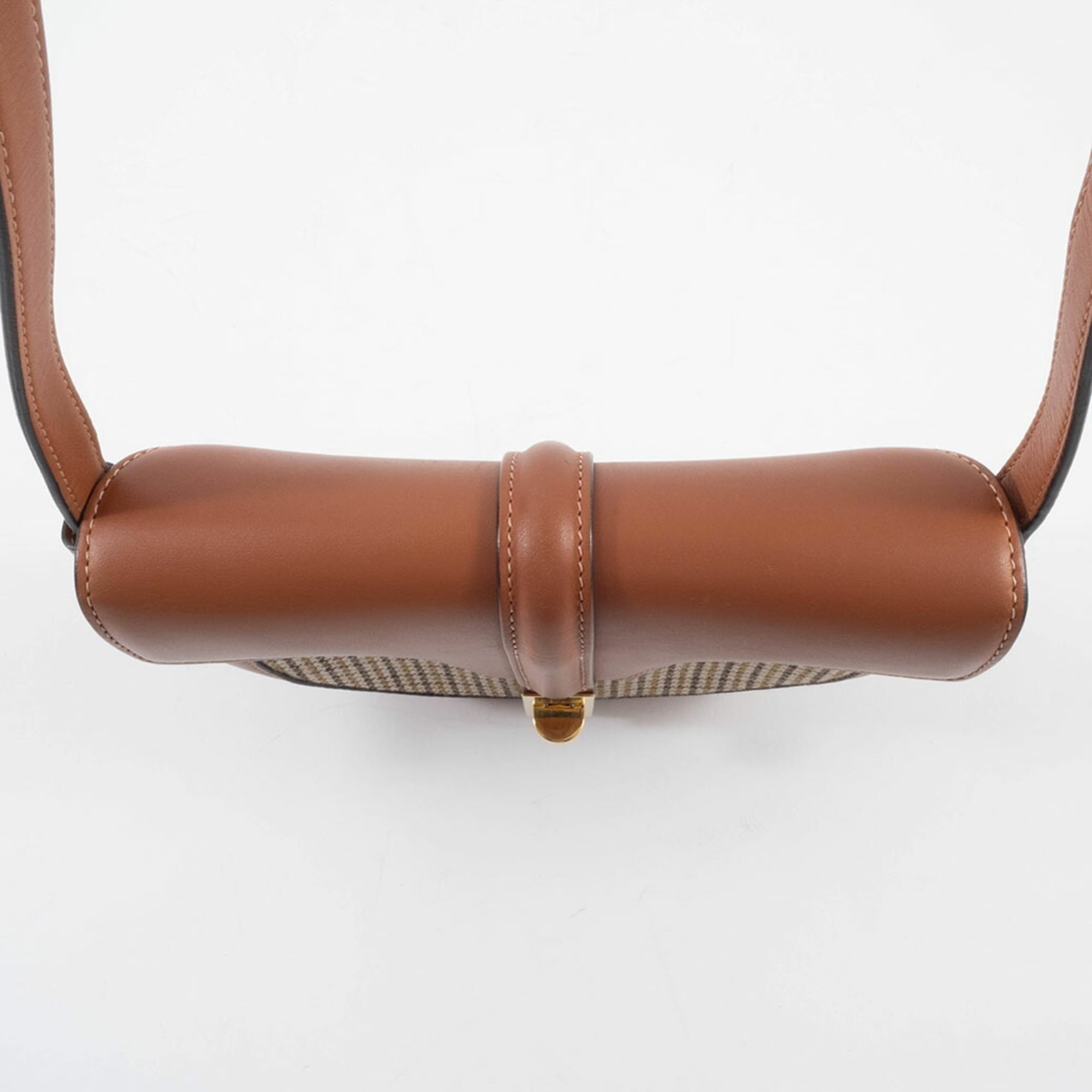 Celine Canvas Leather Shoulder Bag (Pre-Owned)