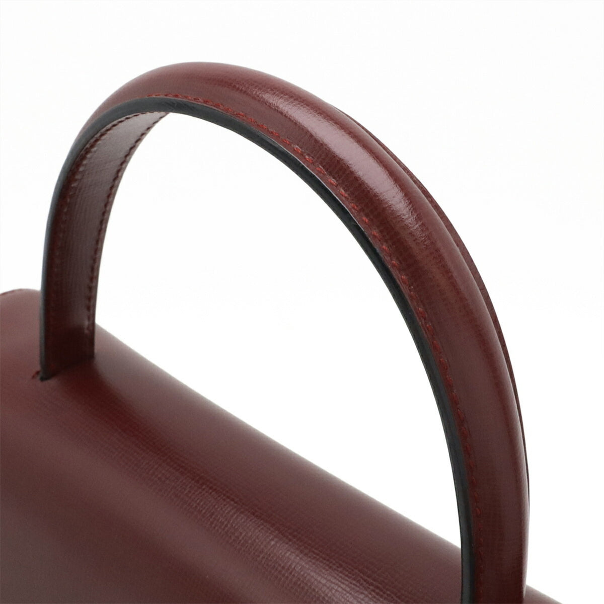 Cartier Must Bordeaux Leather Handbag (Pre-Owned)