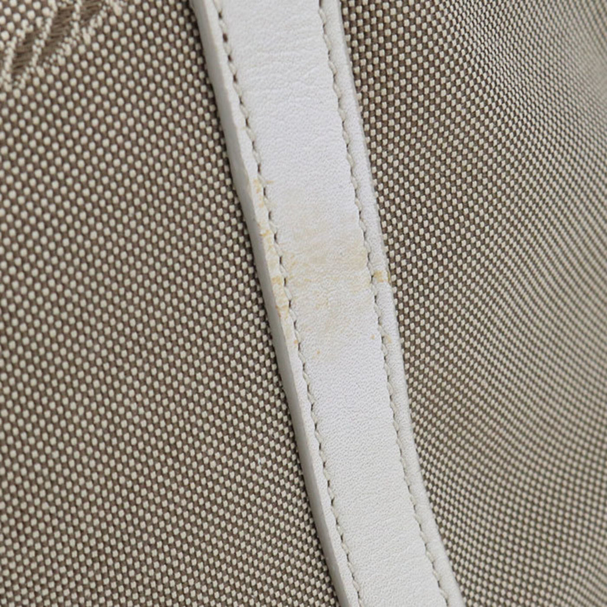 Prada Beige Canvas Tote Bag (Pre-Owned)