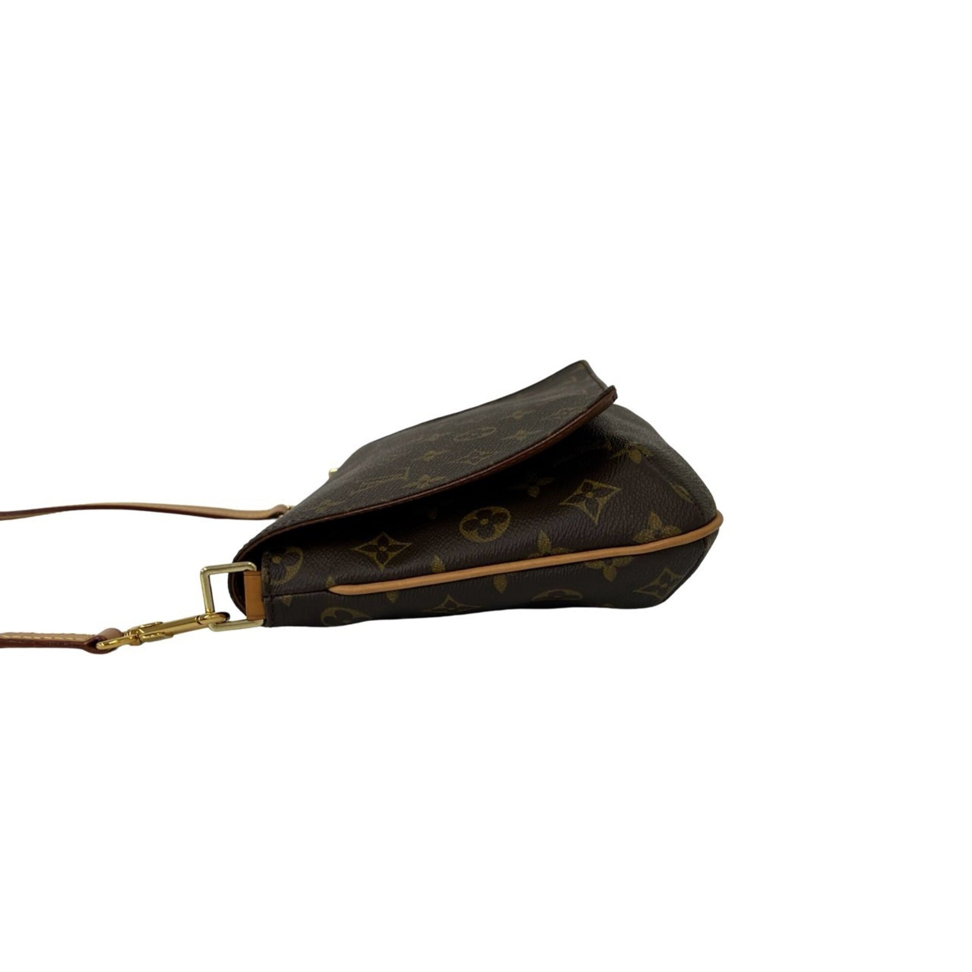 Louis Vuitton Brown Leather Pvc Shoulder Bag (Pre-Owned)