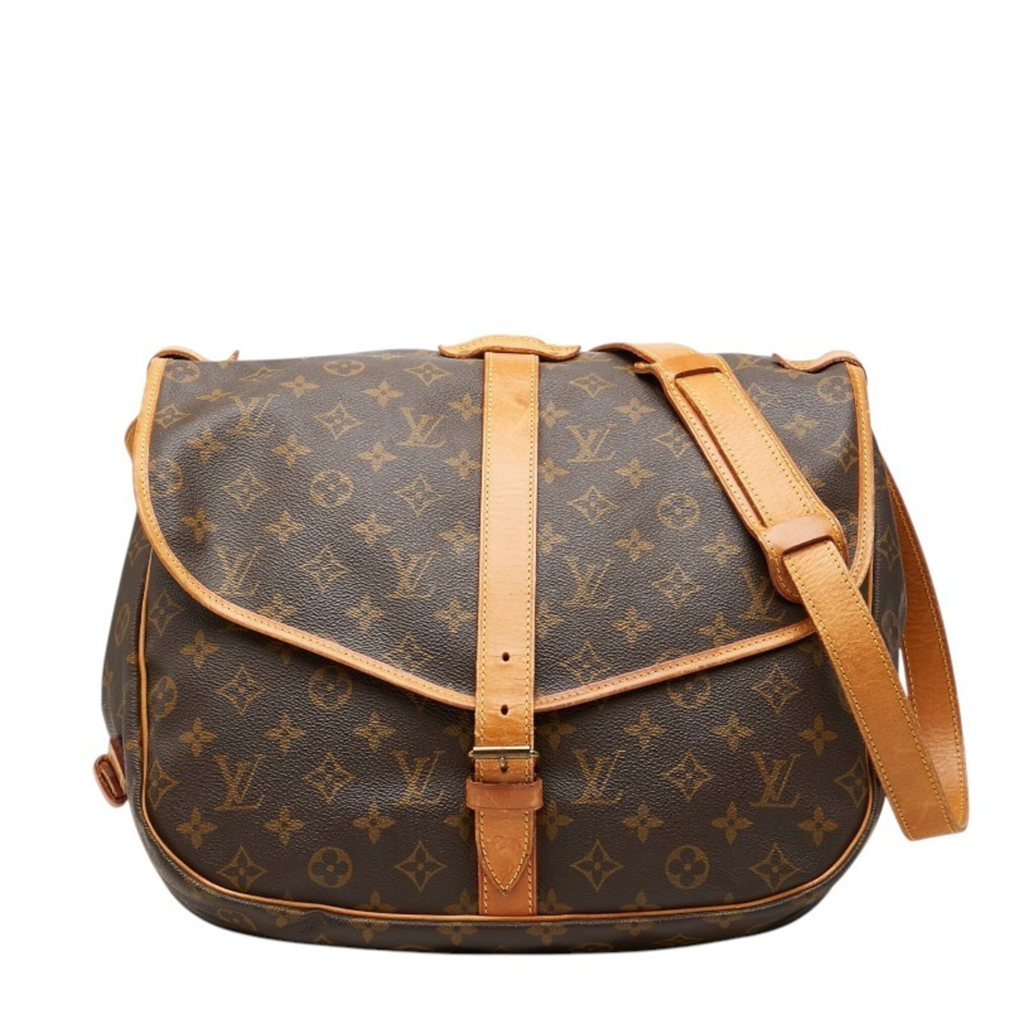 Louis Vuitton Brown Monogram Pvc Shoulder Bag (Pre-Owned)