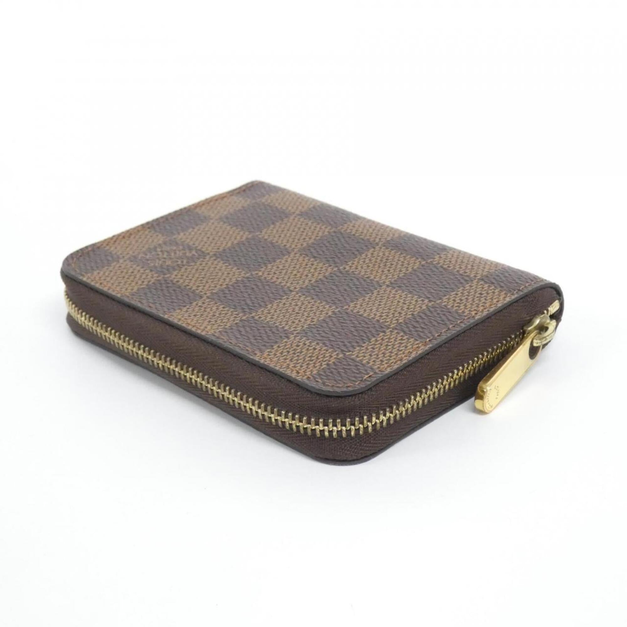 Louis Vuitton Damier Ebene Coated Canvas Coin Purse/Coin Case (Pre-Owned)