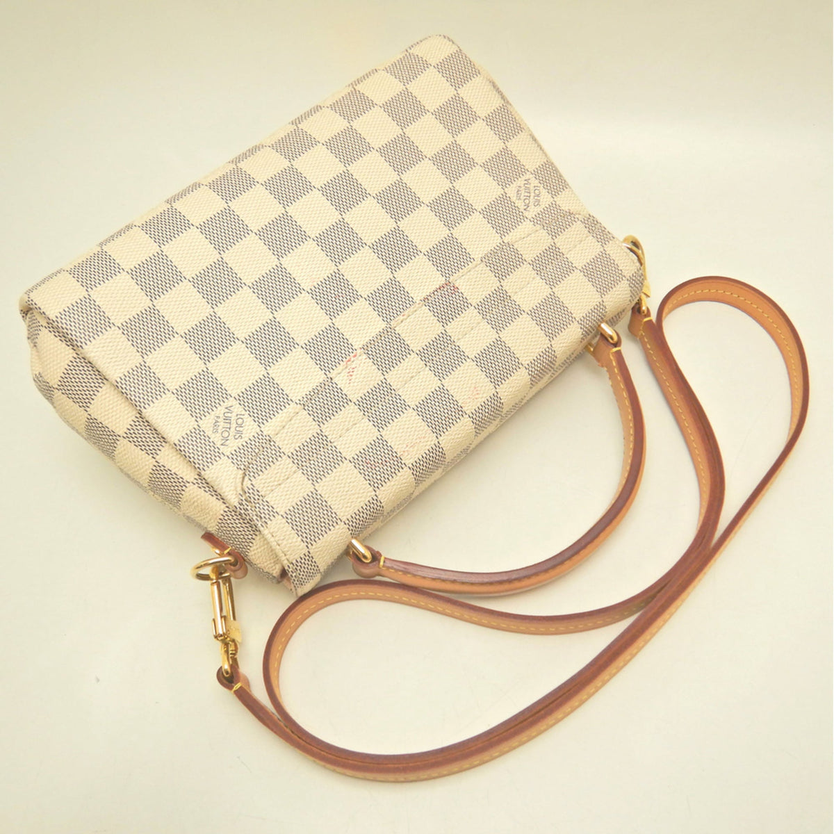 Louis Vuitton Azur Damier Azur Damier Canvas Damier Azur Damier Canvas Handbag (Pre-Owned)
