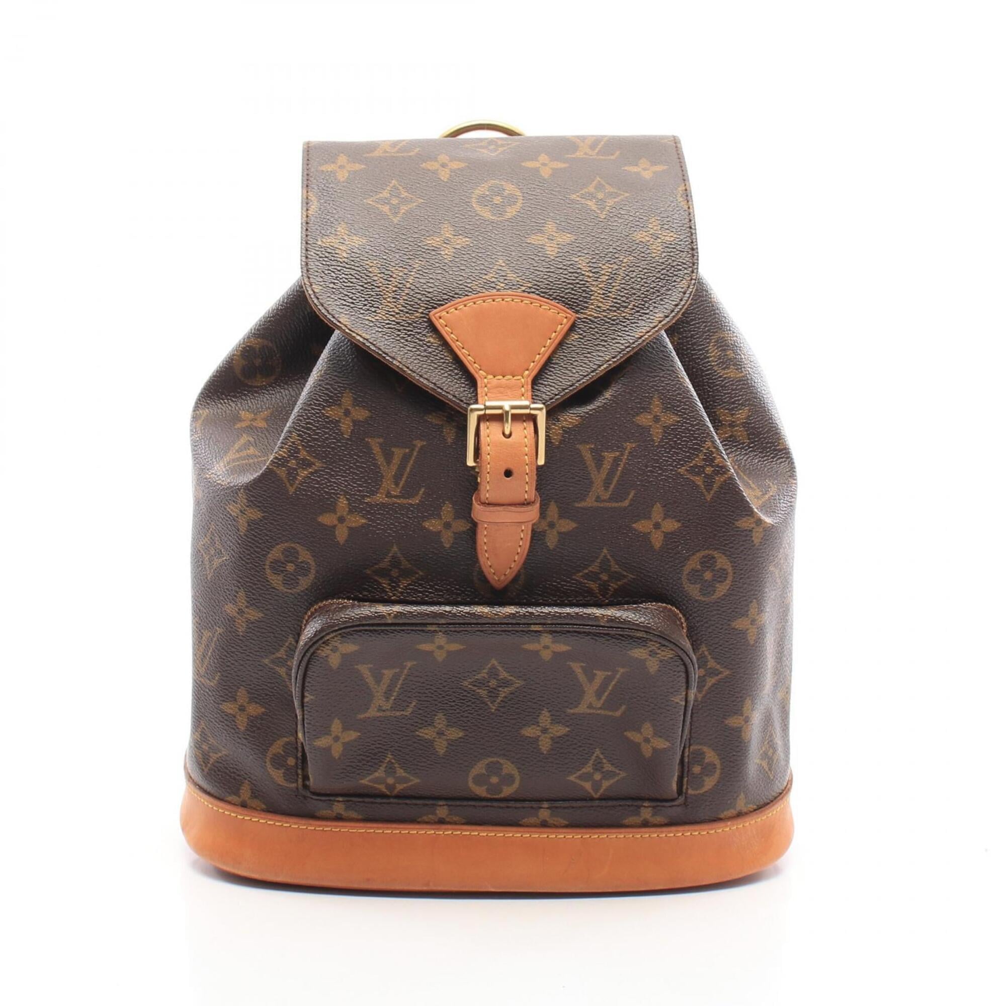 Louis Vuitton Brown Monogram Monogram Leather Backpack (Pre-Owned)