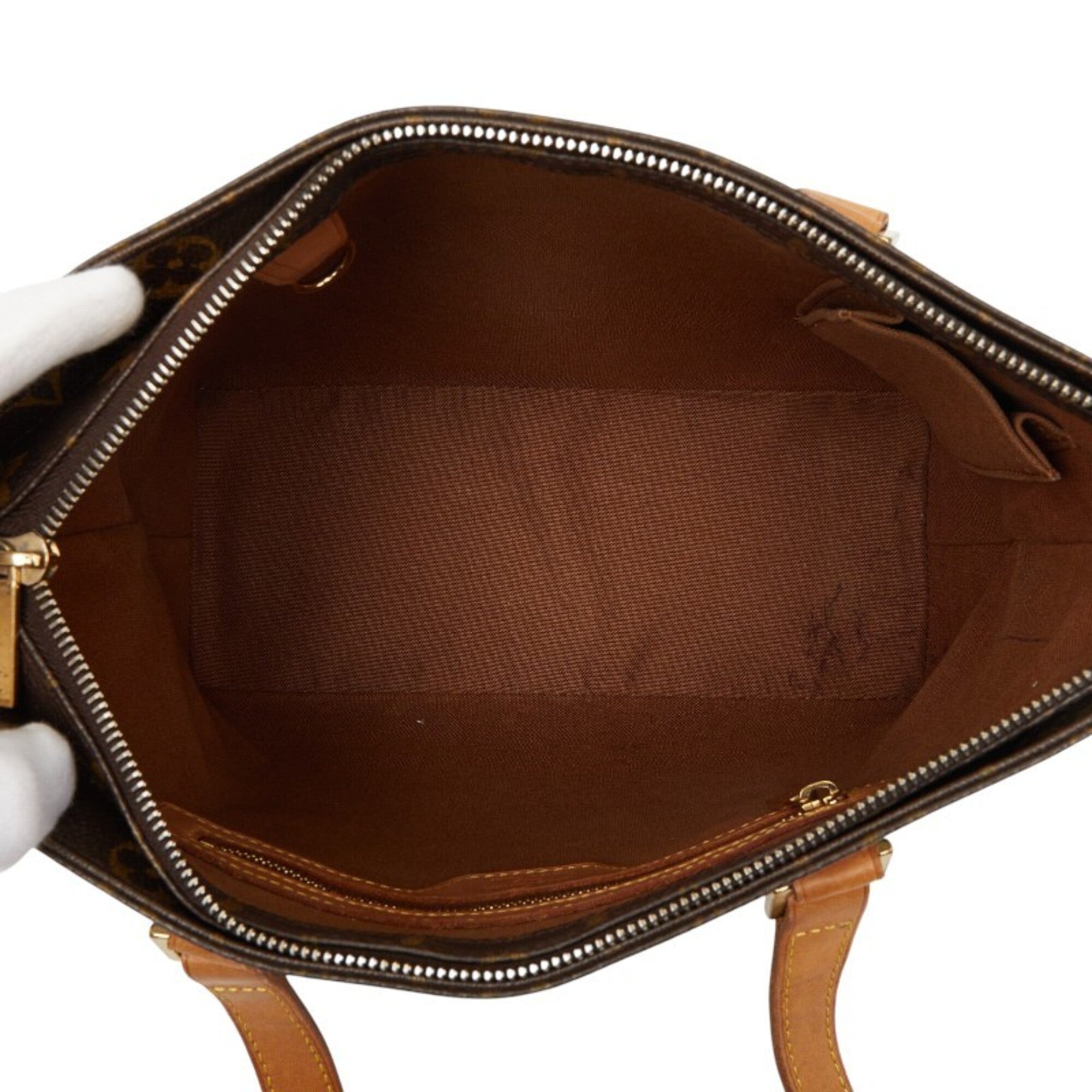 Louis Vuitton Brown Pvc Leather Shoulder Bag Tote Bag (Pre-Owned)