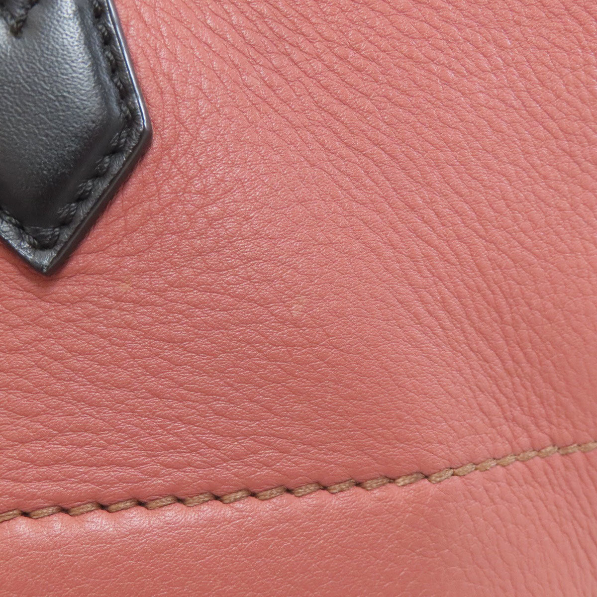 Fendi Pink Leather Tote Bag (Pre-Owned)