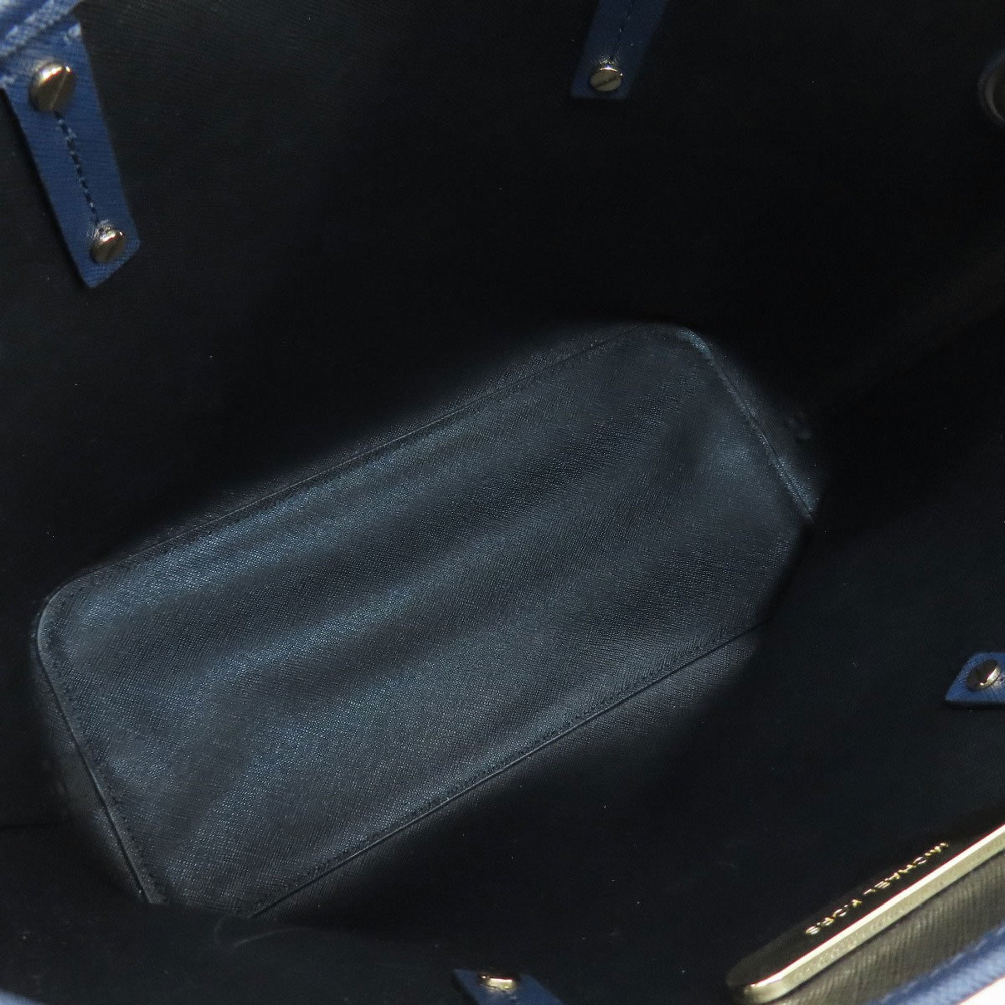 Michael Kors Navy Pvc Tote Bag (Pre-Owned)
