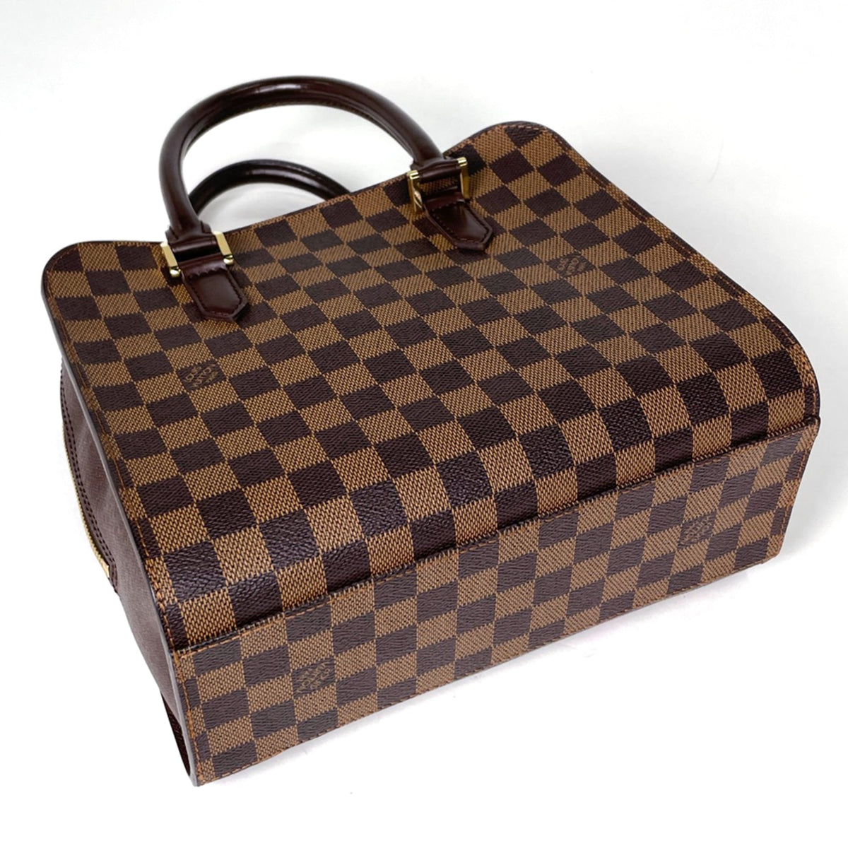 Louis Vuitton Damier Brown Damier Canvas Handbag (Pre-Owned)
