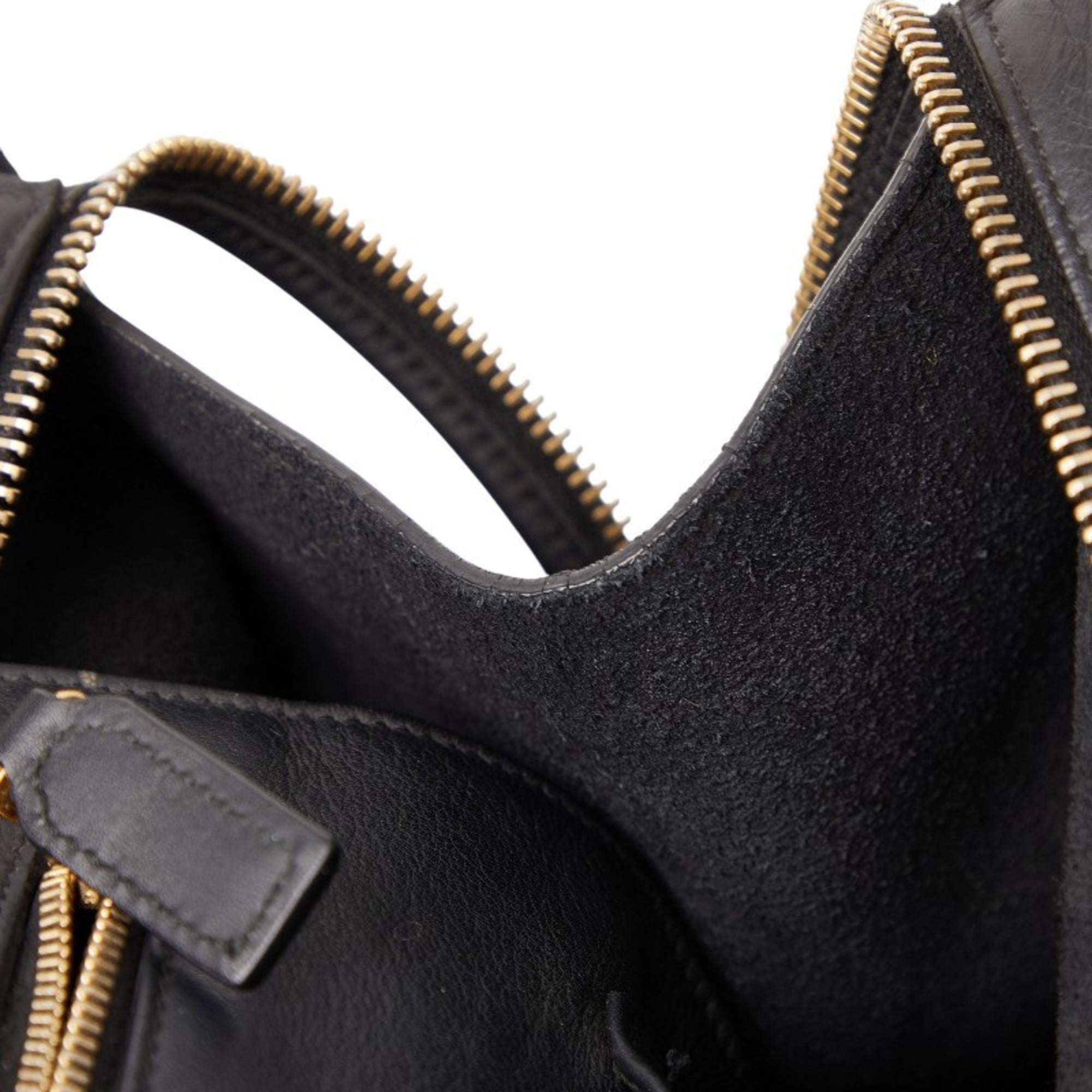 Saint Laurent Black Leather Handbag (Pre-Owned)