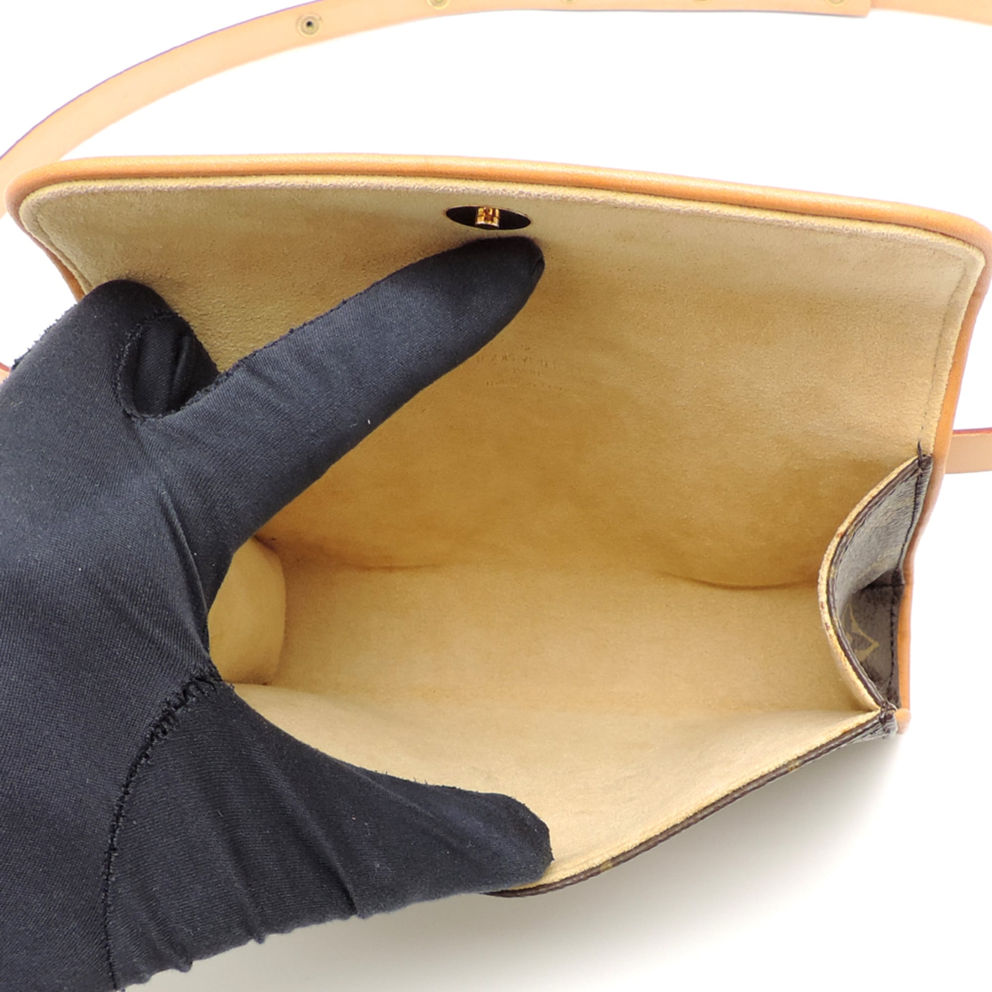 Louis Vuitton Brown Monogram Pochette Pouch (Pre-Owned)