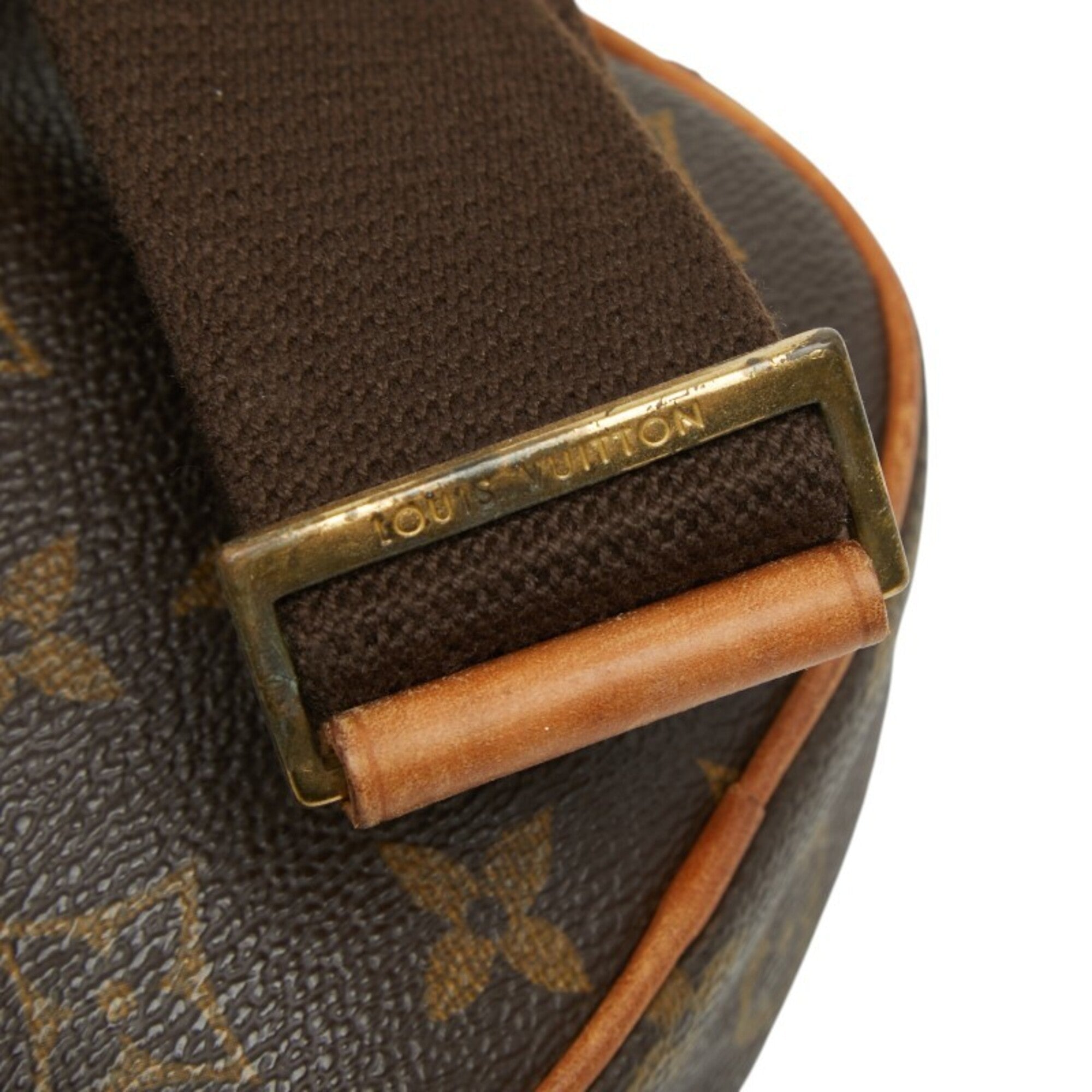 Louis Vuitton Monogram Brown Pvc Leather Pochette Shoulder Bag Sling Bag (Pre-Owned)