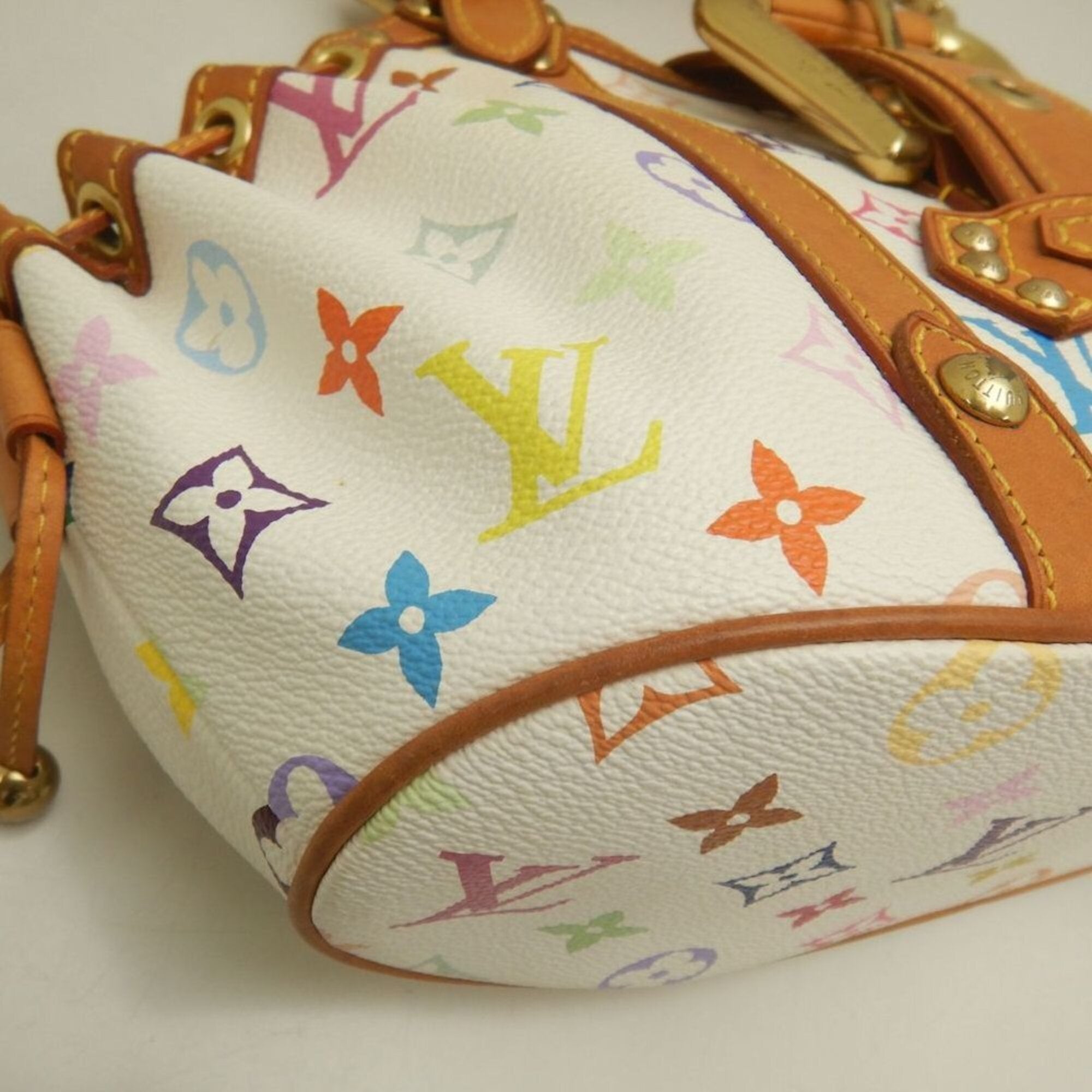 Louis Vuitton Blanc Monogram Multi-Color Monogram Handbag (Pre-Owned)