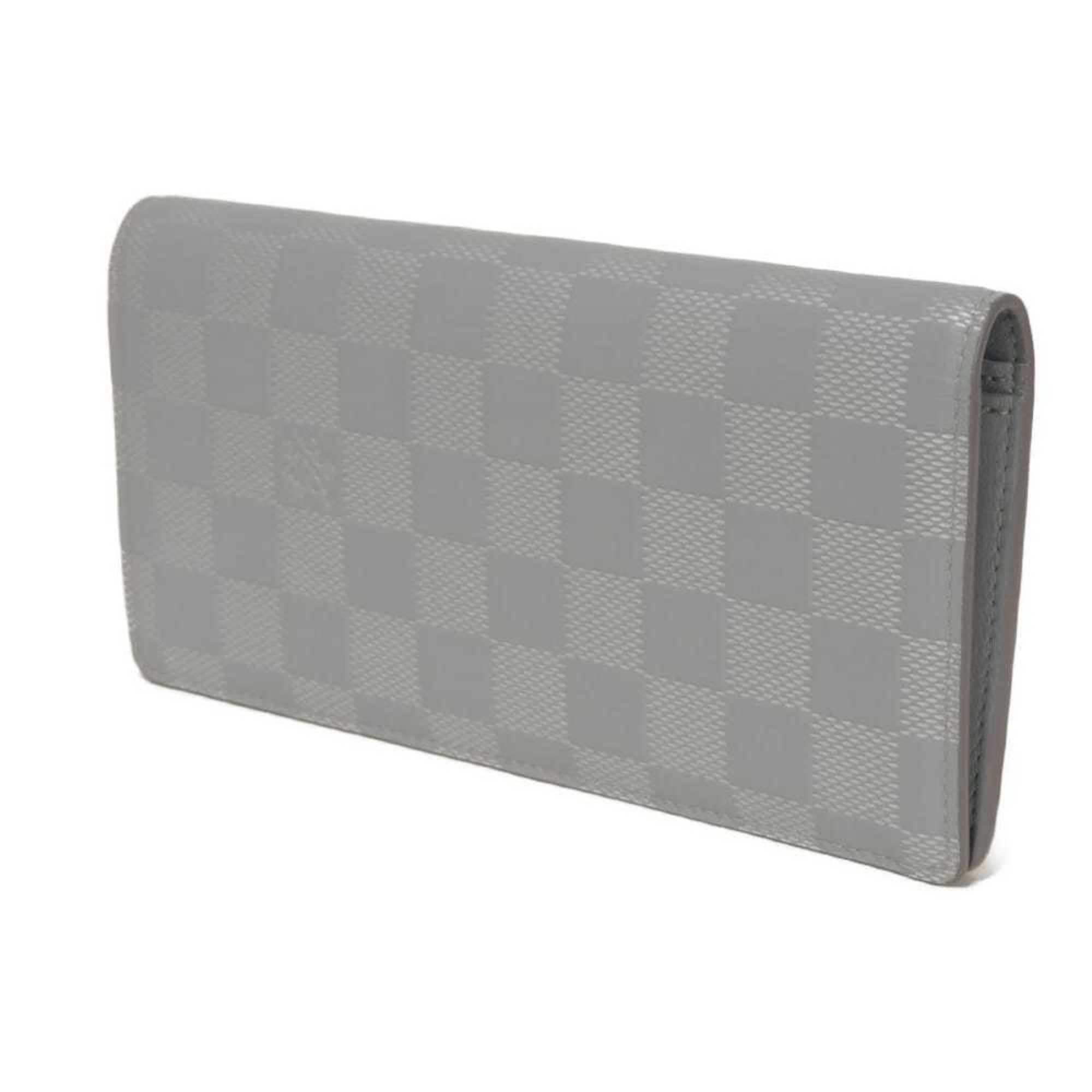Louis Vuitton Damier Infini Gray Damier Infini Long Wallet (Bi-Fold) (Pre-Owned)