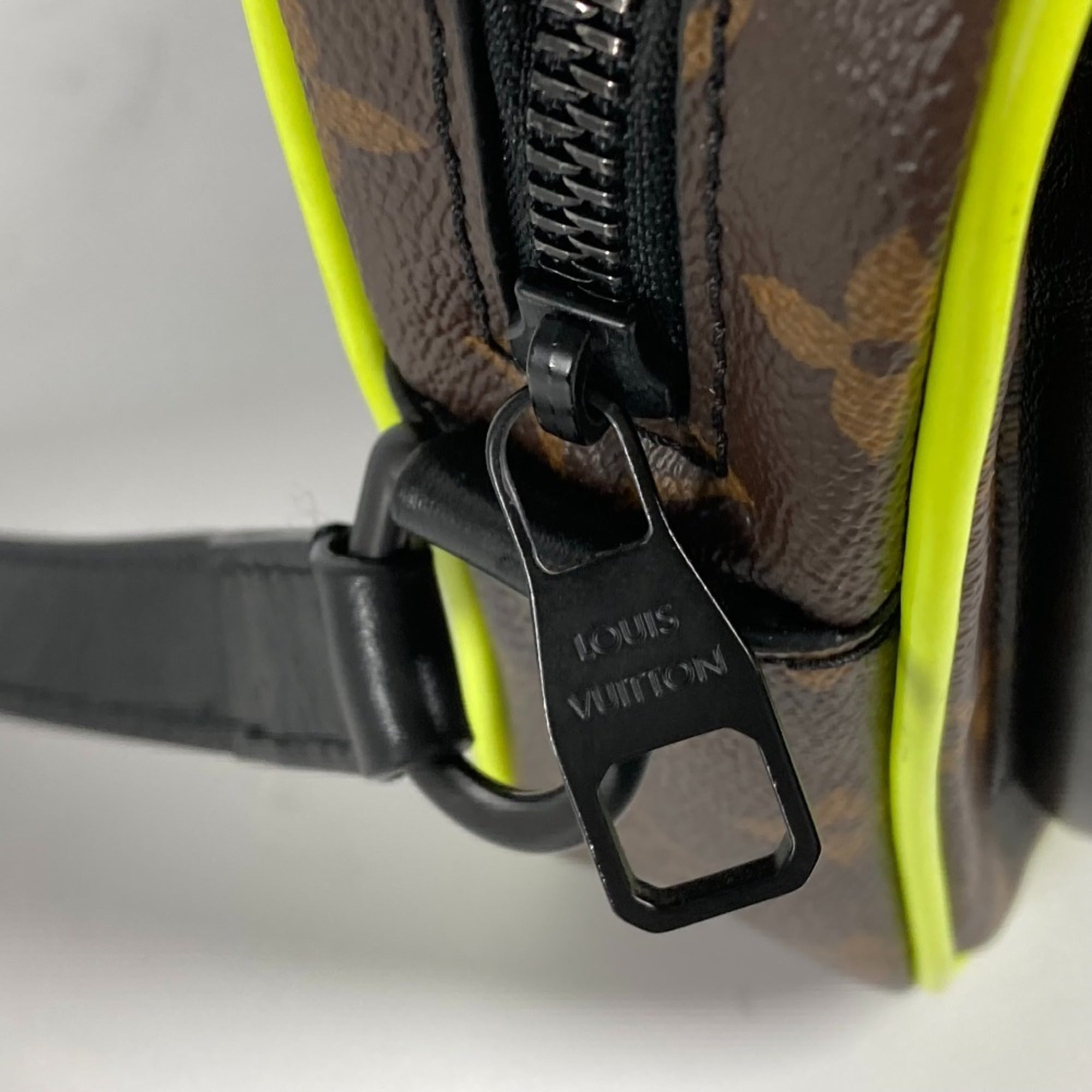 Louis Vuitton Brown Yellow Monogram Pochette Shoulder Bag (Pre-Owned)