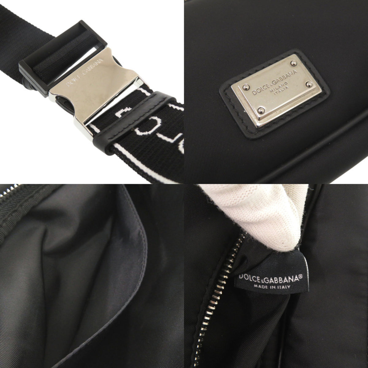 Dolce & Gabbana Black Nylon Fanny Pack (Pre-Owned)